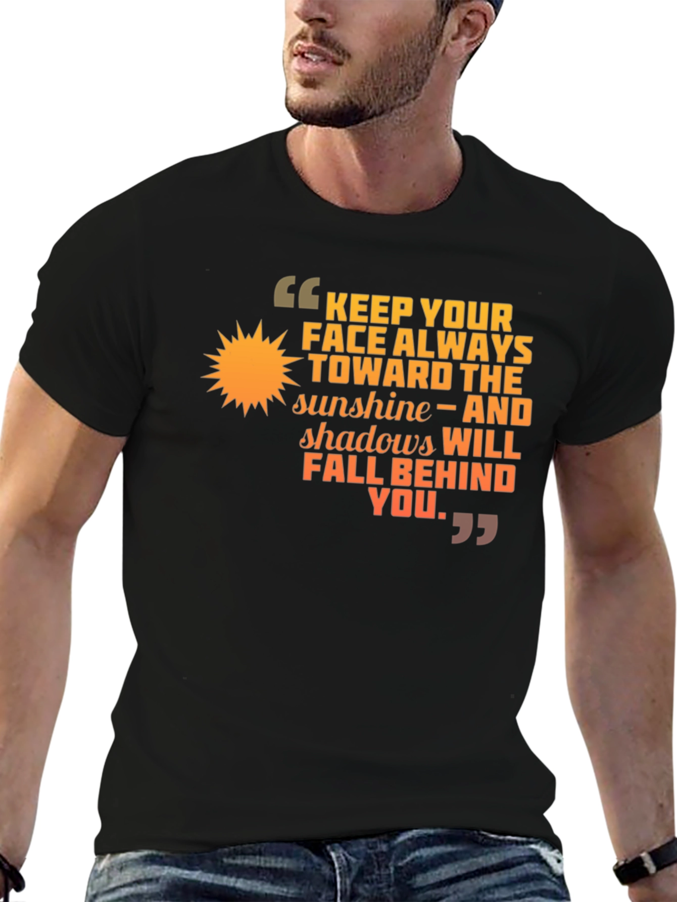 Sunshine Inspiration T-Shirt Positive Quote Tee