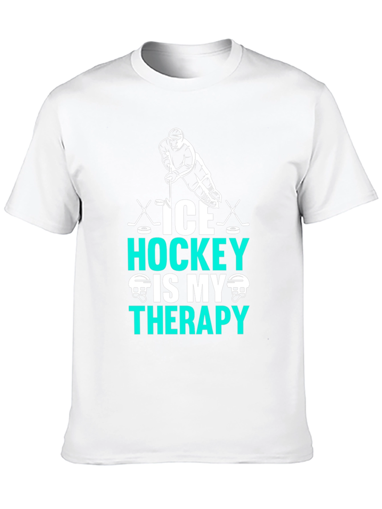 Ice Hockey Therapy Graphic T-Shirt for Hockey Lovers