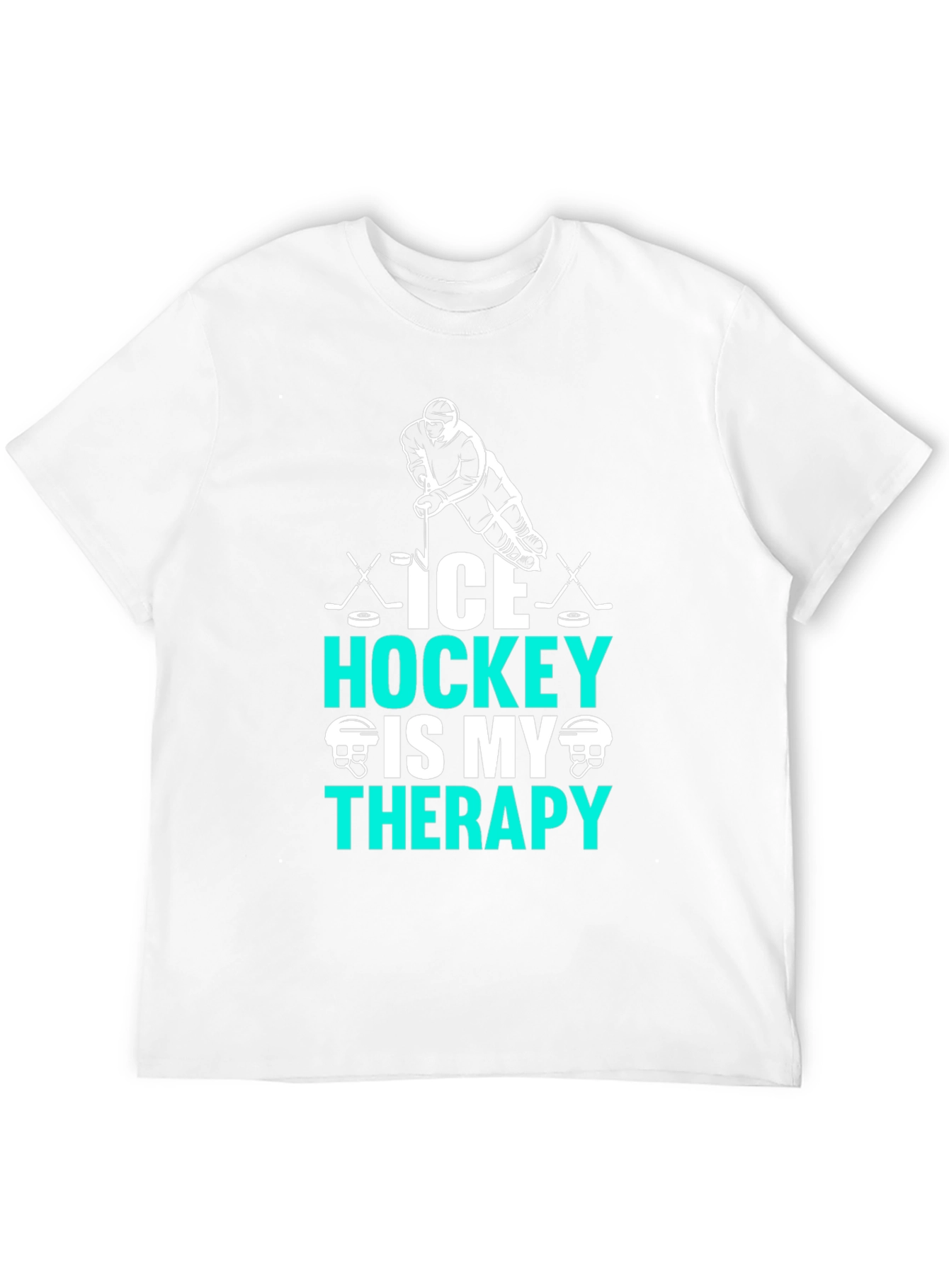 Ice Hockey Therapy Graphic T-Shirt for Hockey Lovers