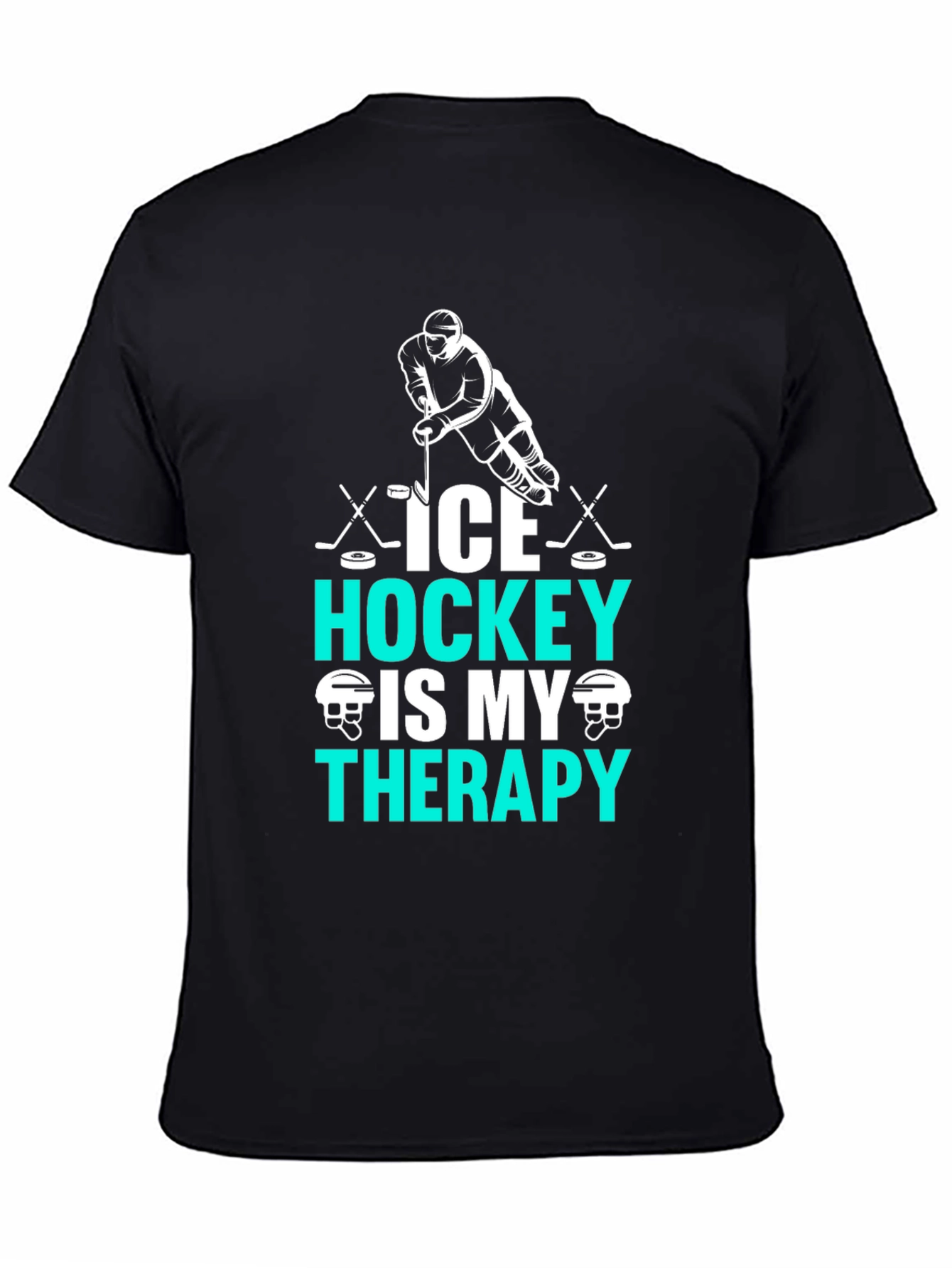 Ice Hockey Therapy Graphic T-Shirt for Hockey Lovers