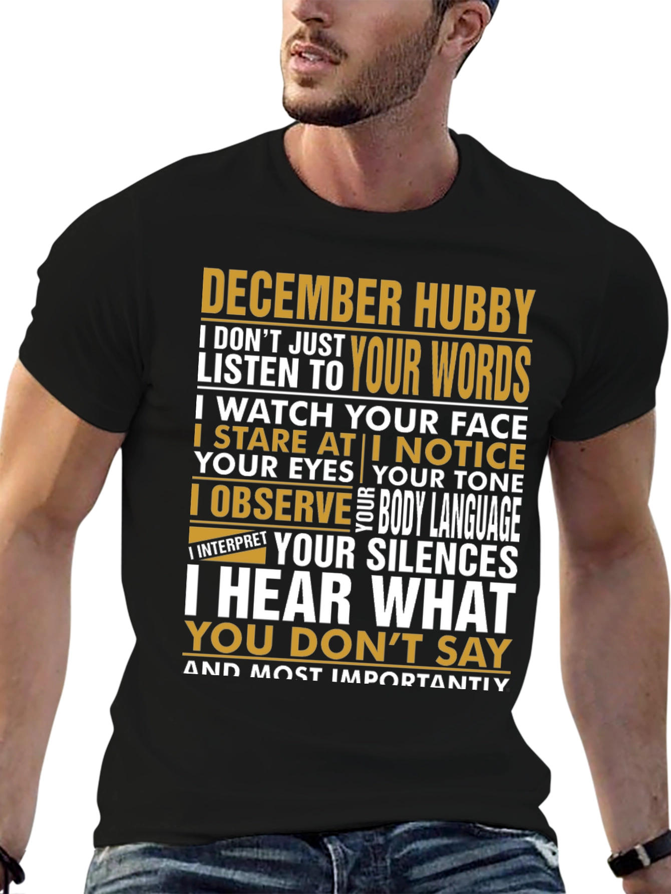 December Hubby T-Shirt - Observant Husband