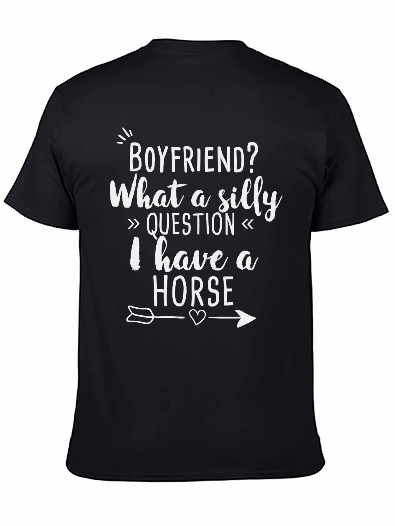 Funny Horse Lover Graphic T-Shirt