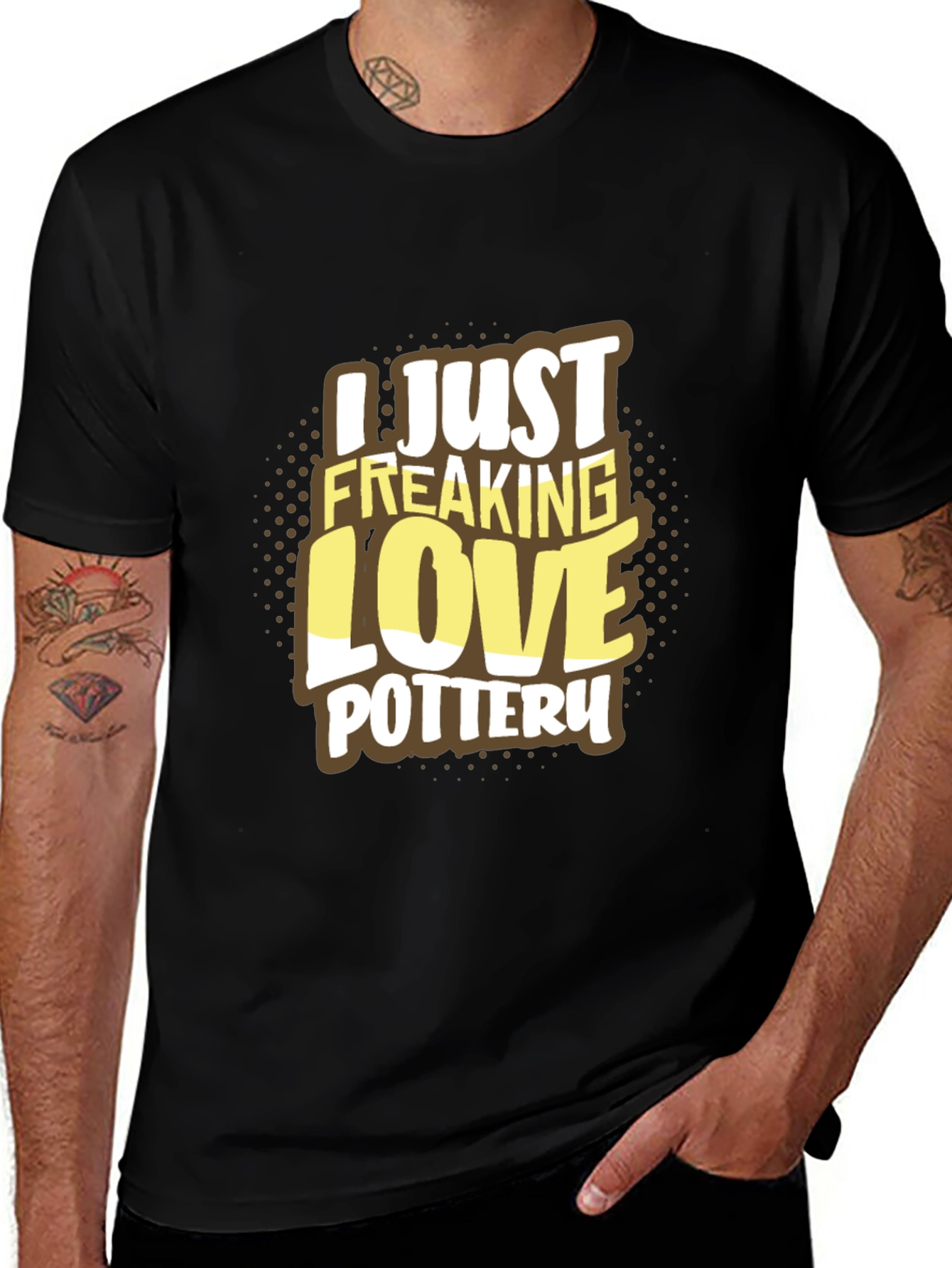 Pottery Lover Black Tee