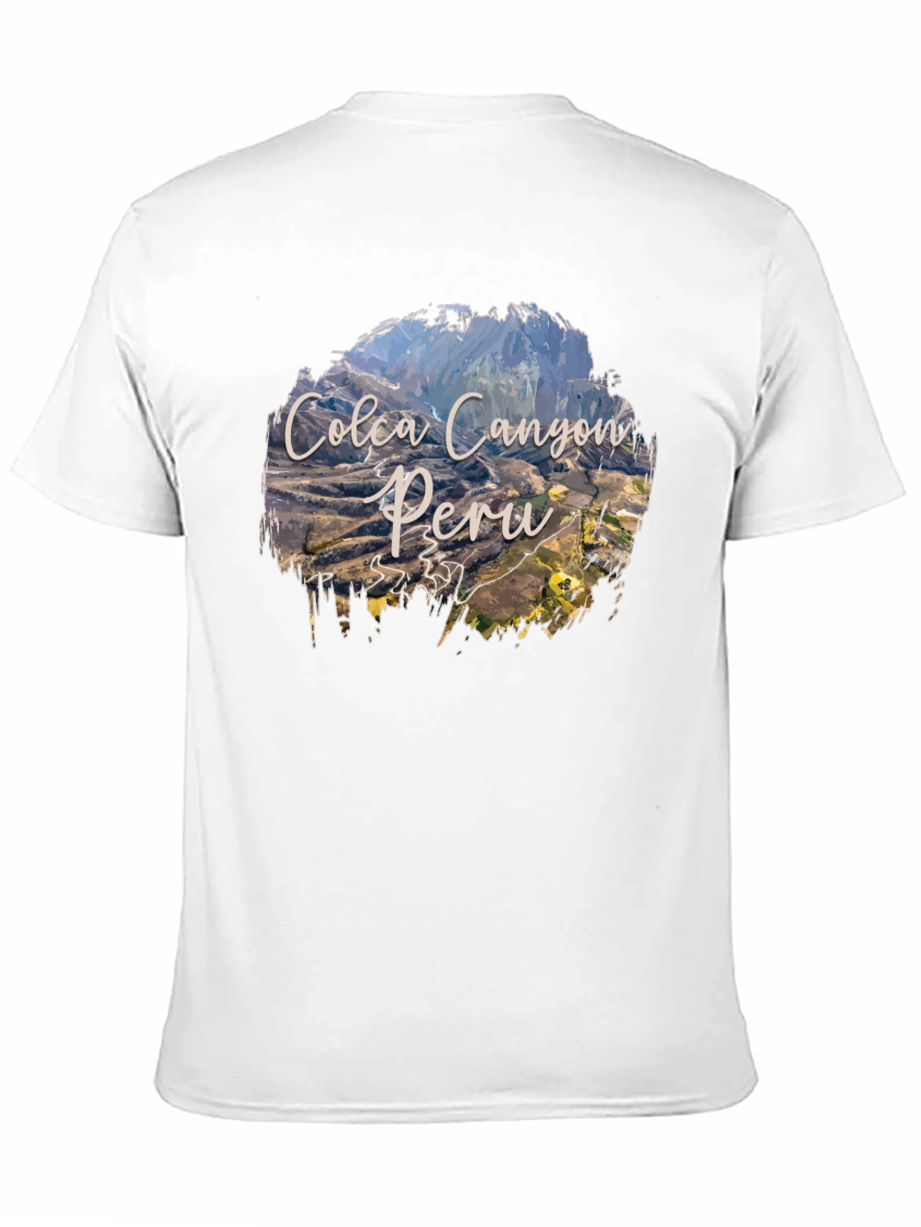 Colca Canyon Peru T-Shirt - Black Graphic Tee