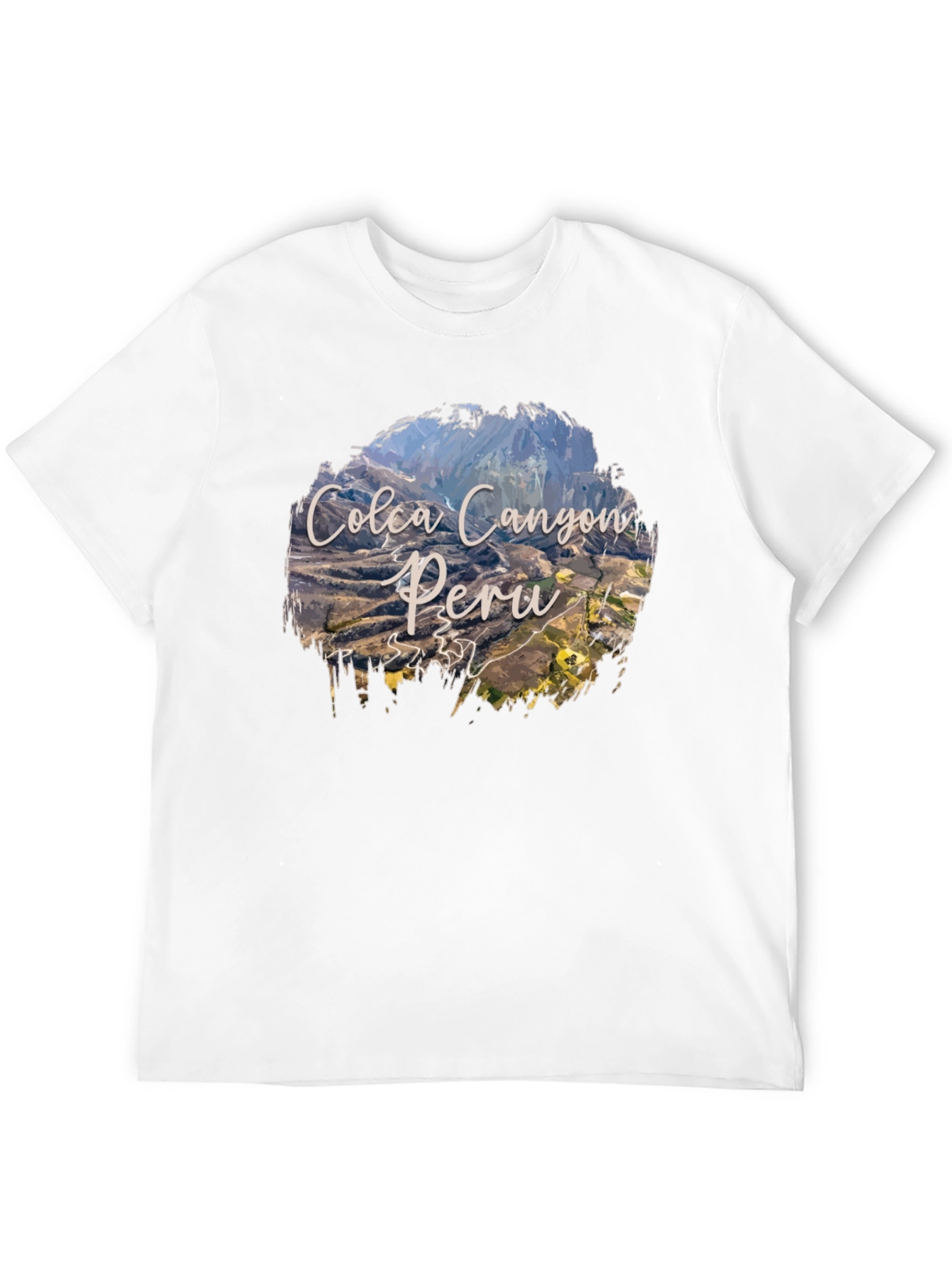 Colca Canyon Peru T-Shirt - Black Graphic Tee