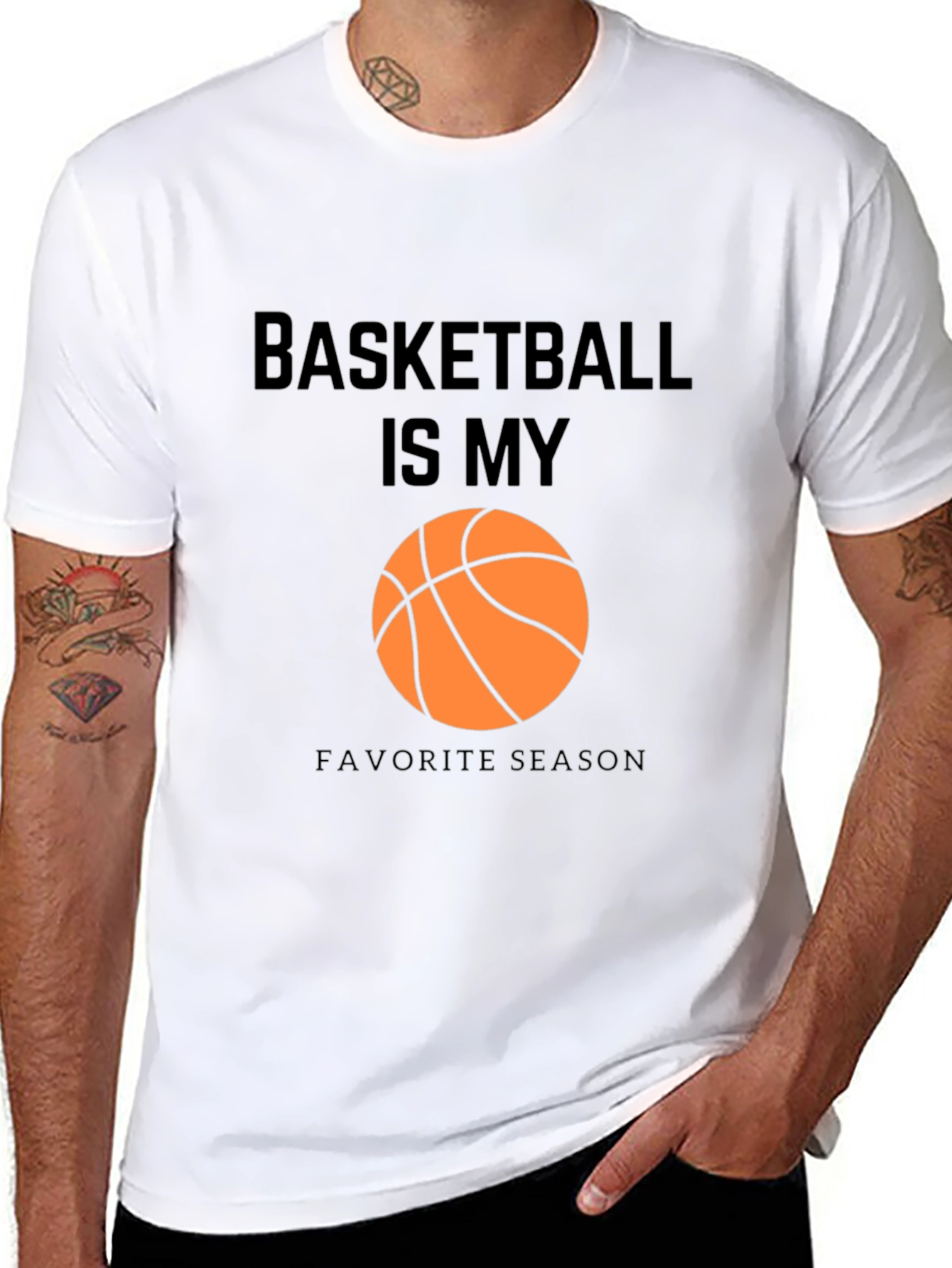 Basketball is My Favorite Season Graphic T-Shirt