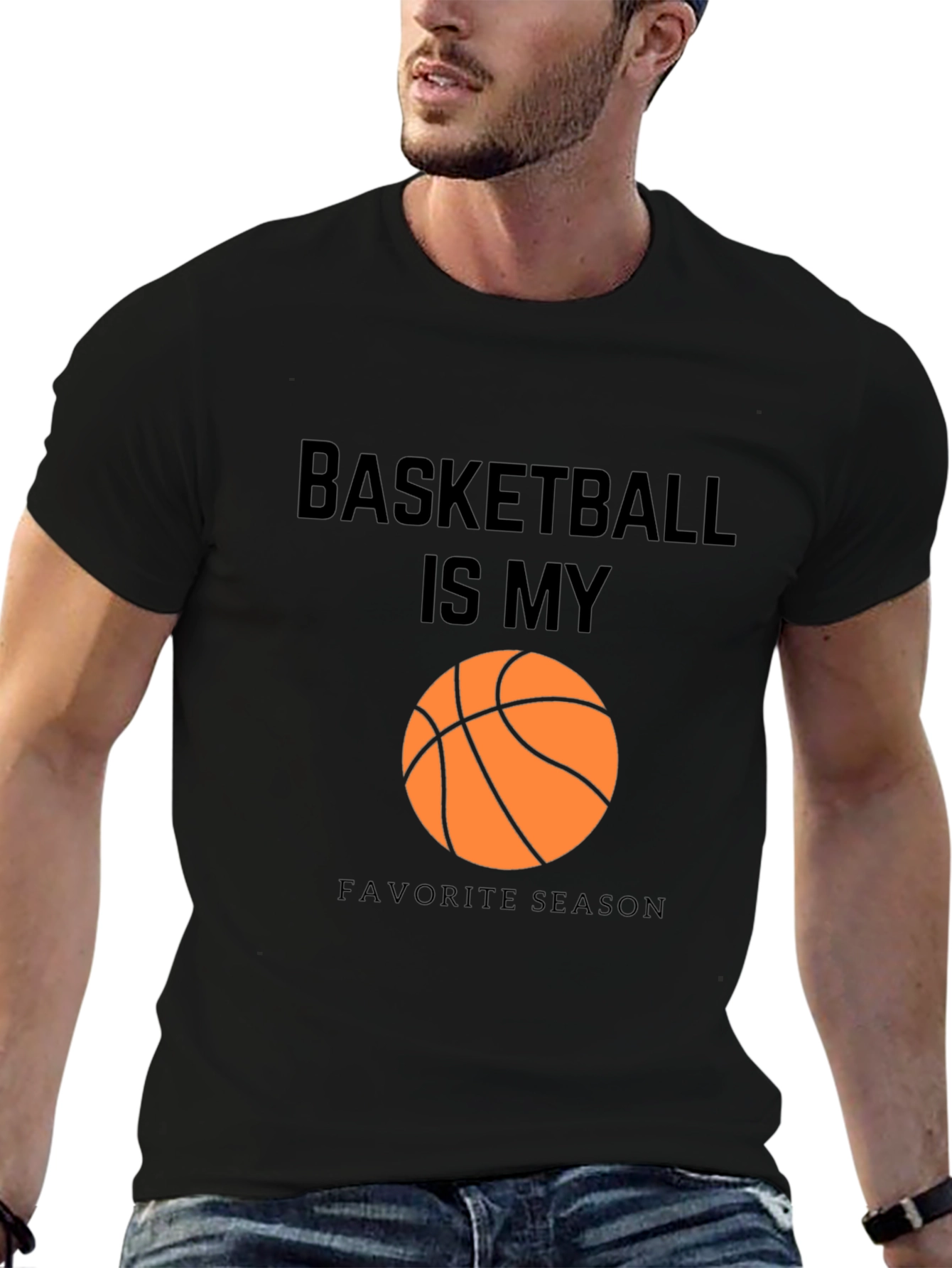 Basketball is My Favorite Season Graphic T-Shirt