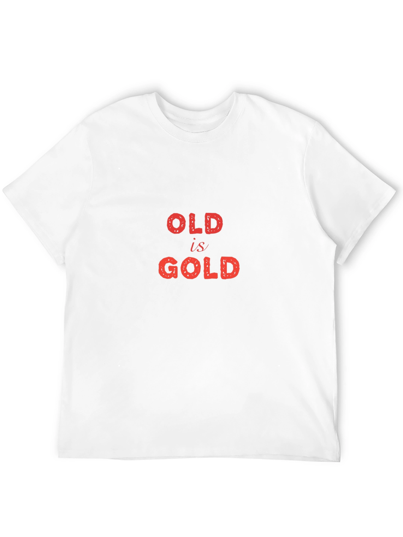 Old is Gold Graphic Tee - Stylish Black T-Shirt