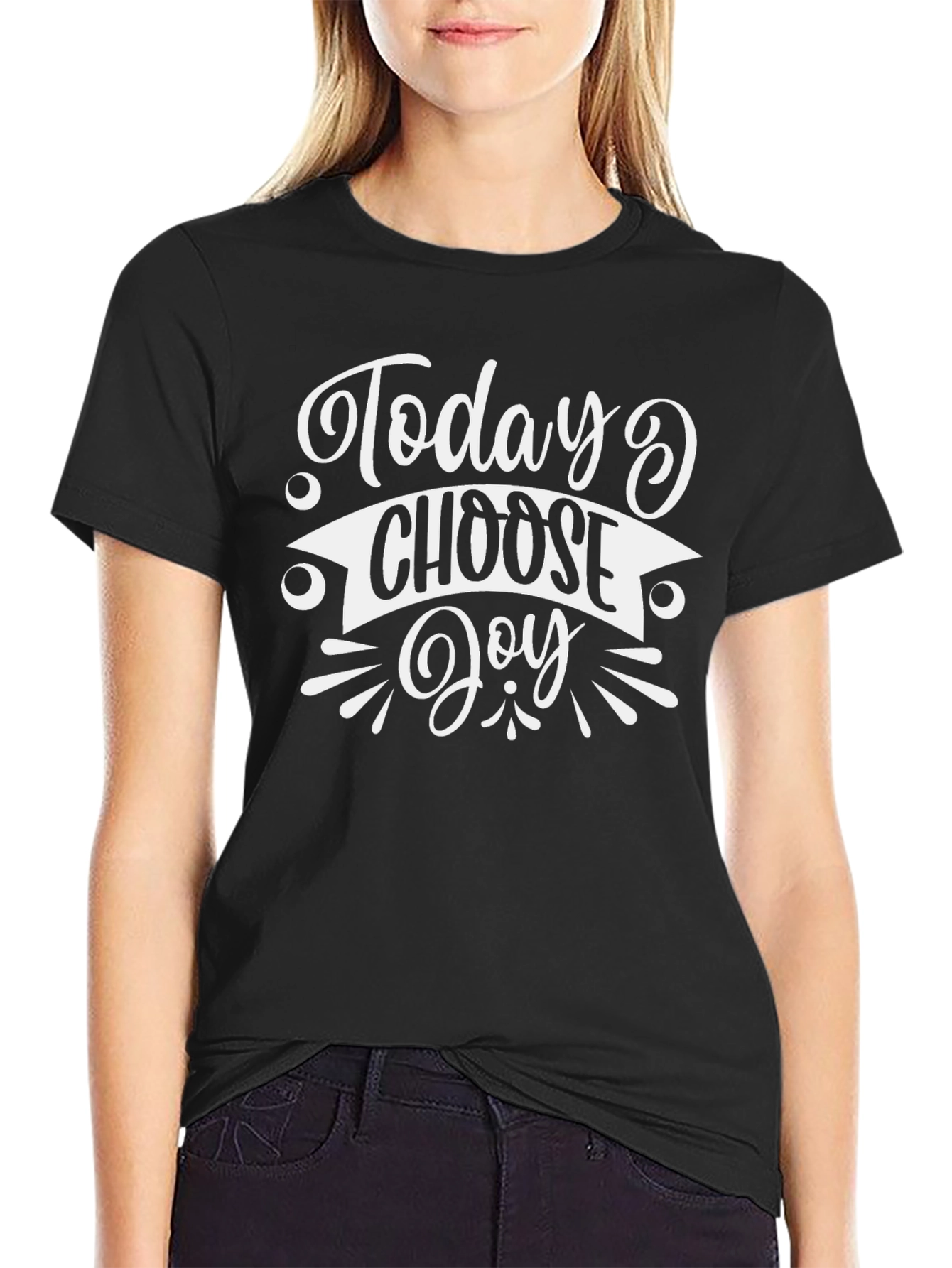 Choose Joy Graphic Tee - Positive Vibes T-Shirt