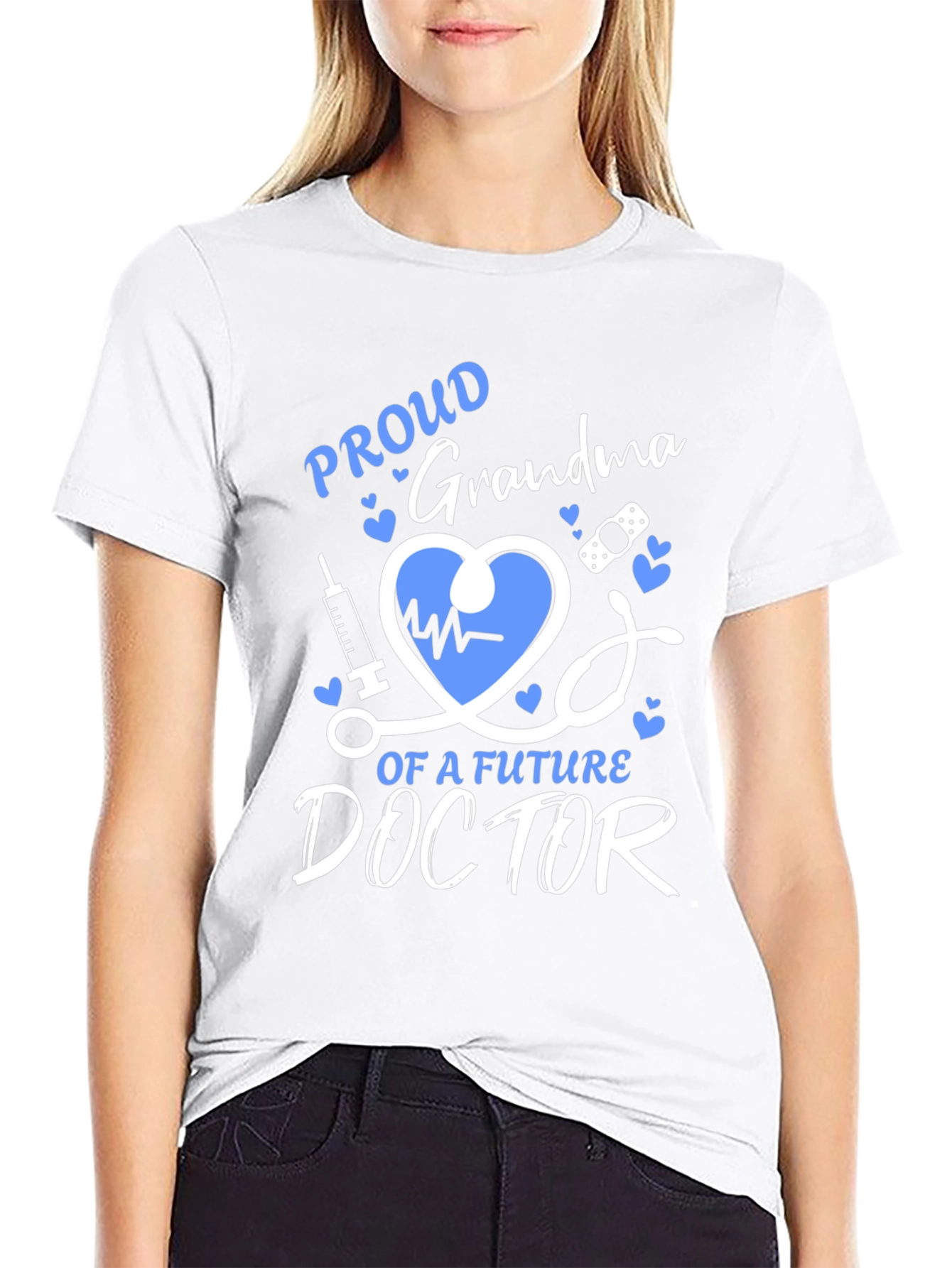 Proud Grandma Future Doctor Graphic Tee