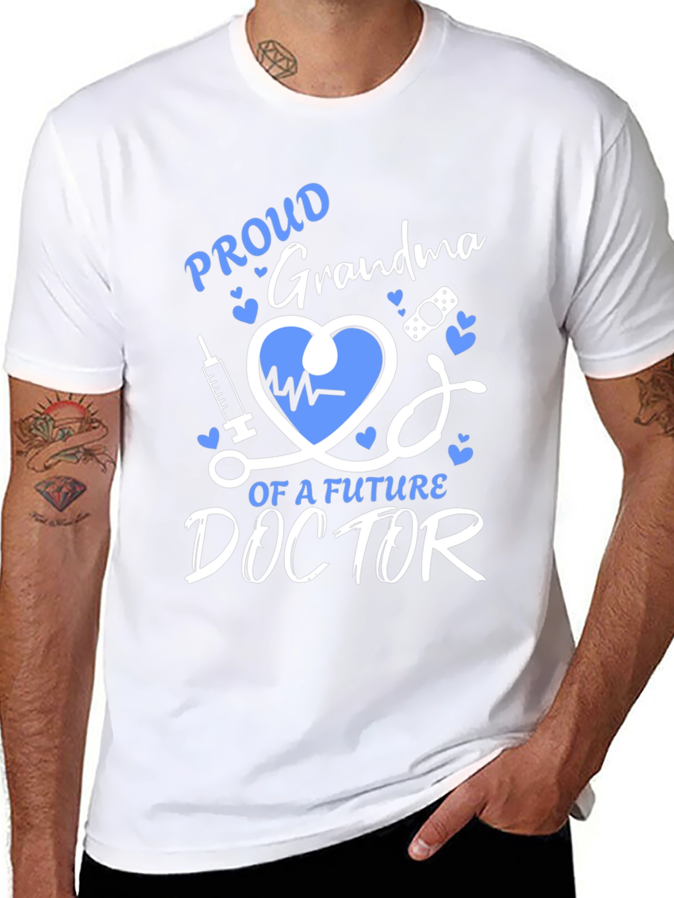 Proud Grandma Future Doctor Graphic Tee