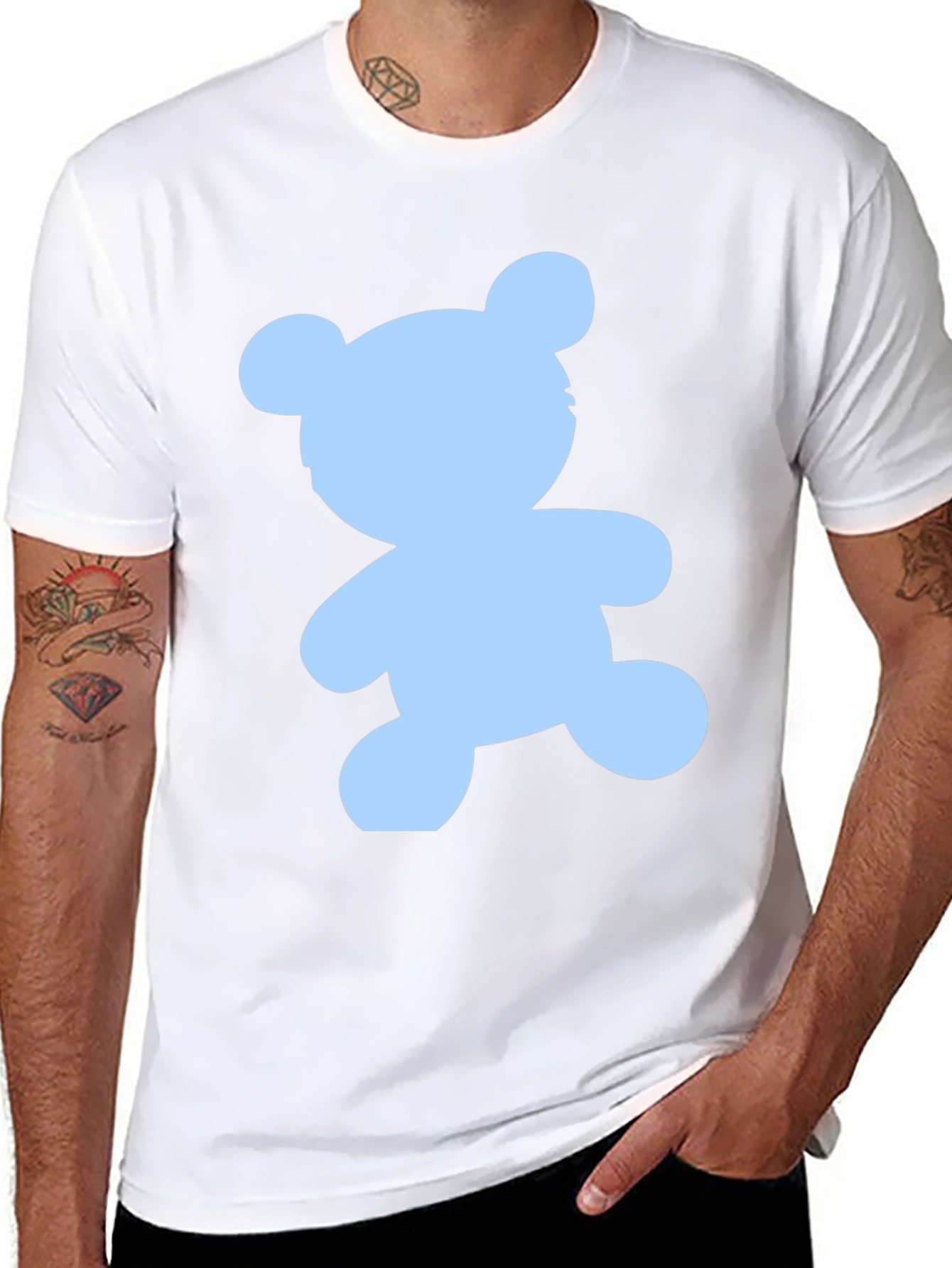 Teddy Bear Graphic Tee - Casual Comfort