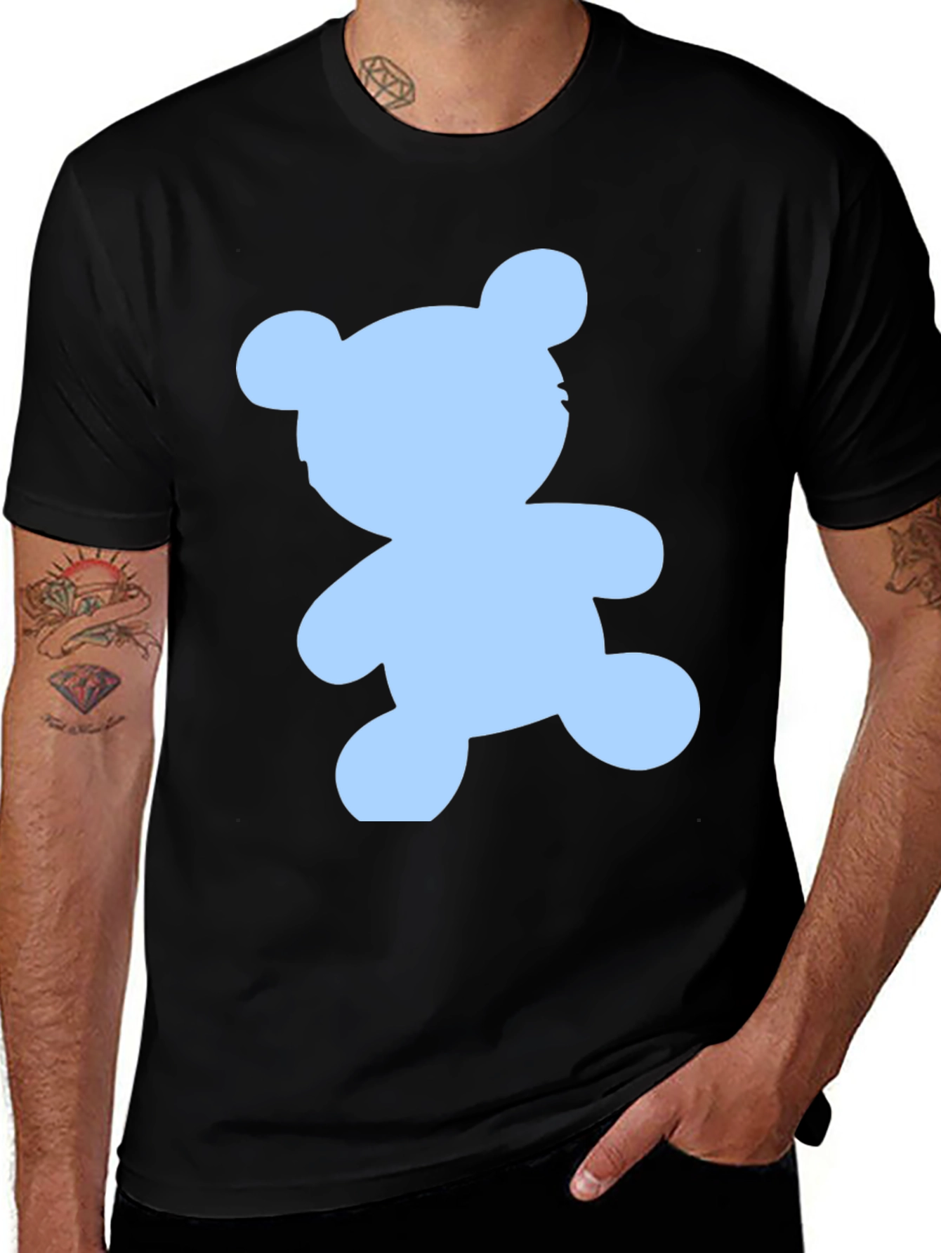Teddy Bear Graphic Tee - Casual Comfort