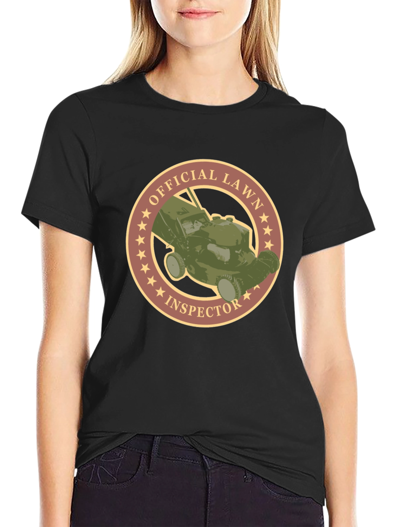 Official Lawn Inspector Graphic Tee - Premium Quality