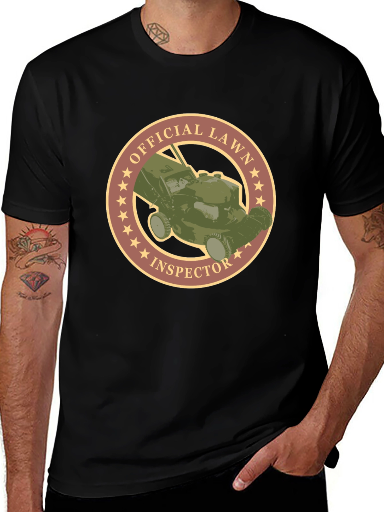 Official Lawn Inspector Graphic Tee - Premium Quality