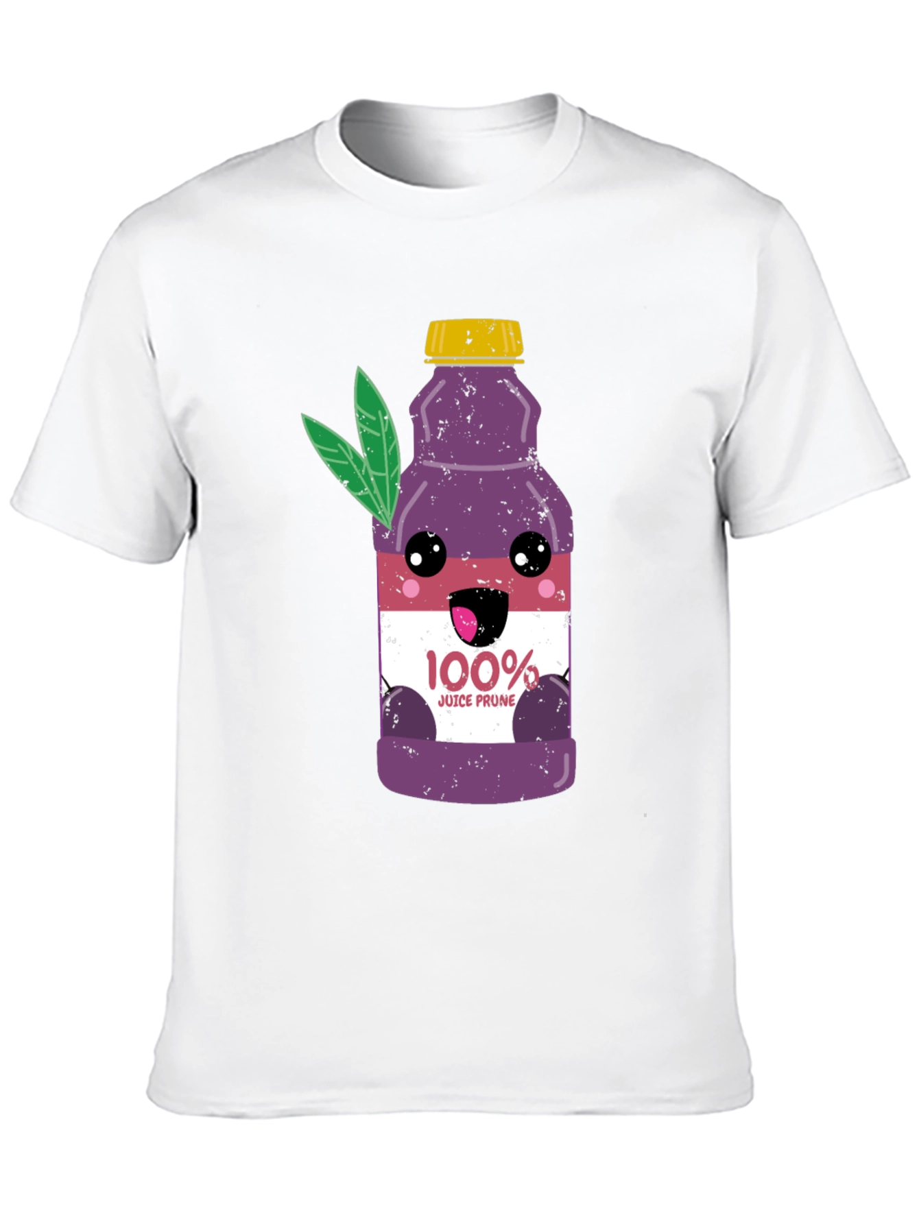 Prune Juice Graphic Tee - Funny Cartoon Shirt