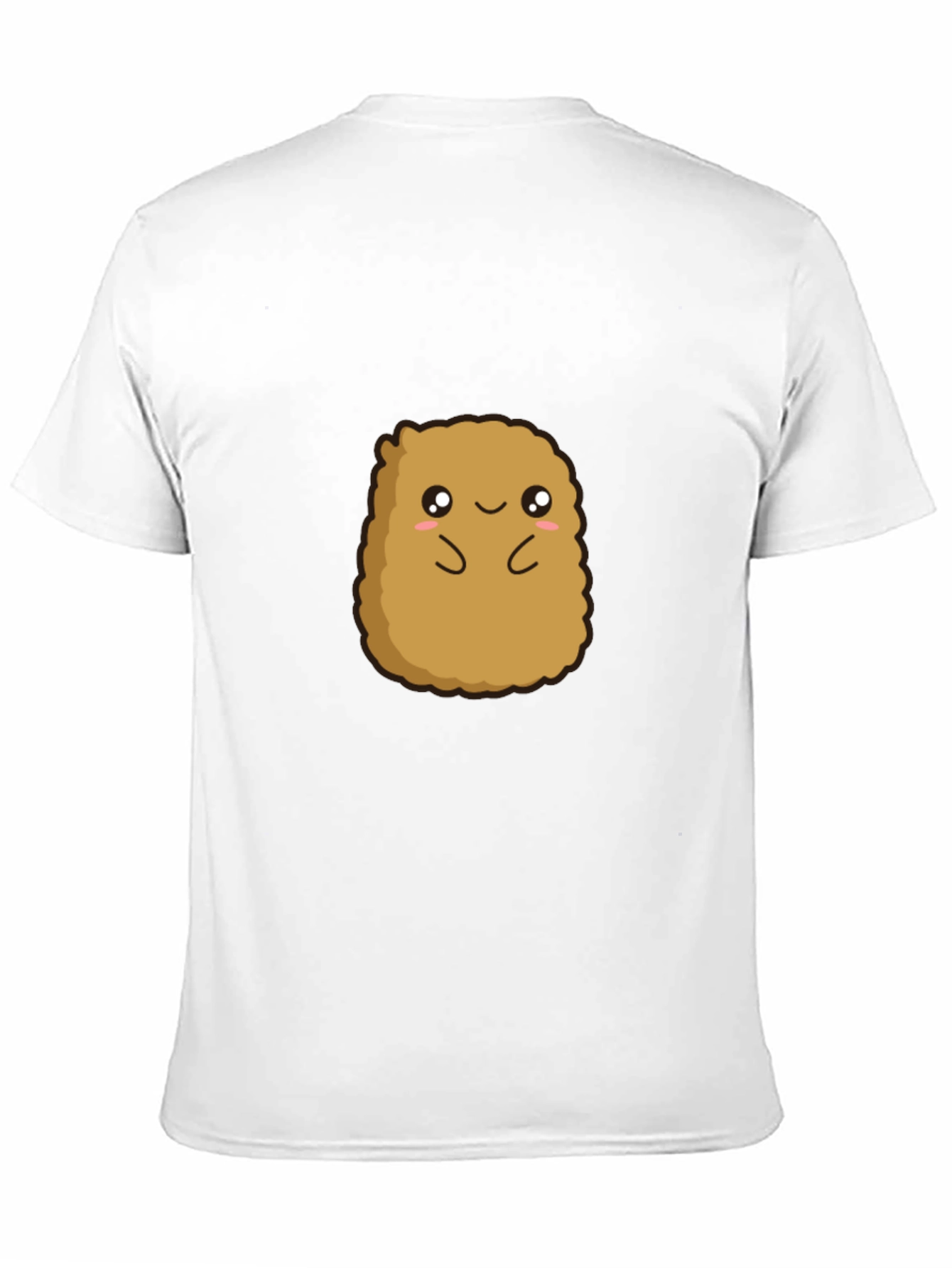 Cute Potato Graphic Tee - Black