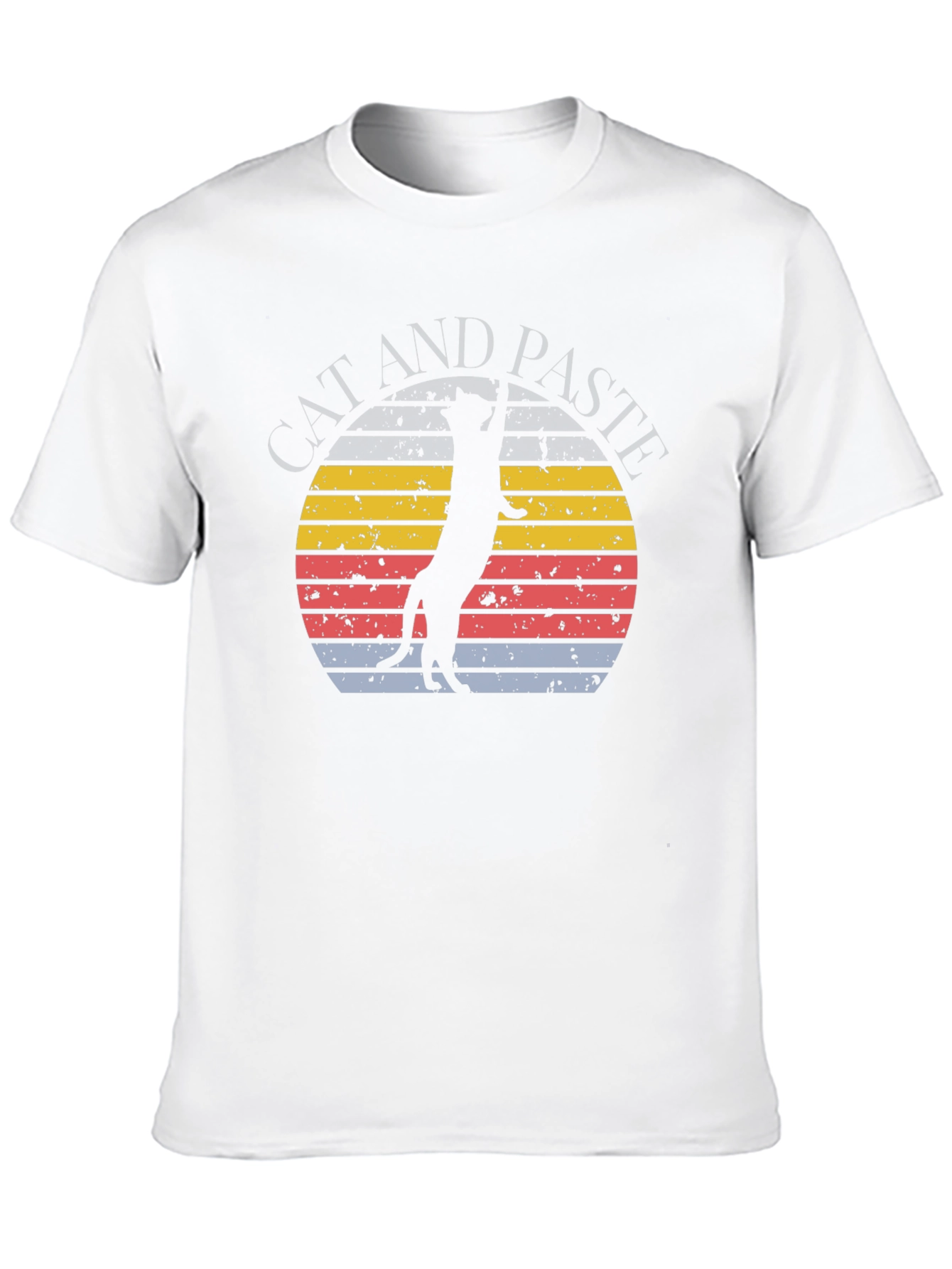 Retro Meerkat Graphic Tee -  Unique Sunset Design