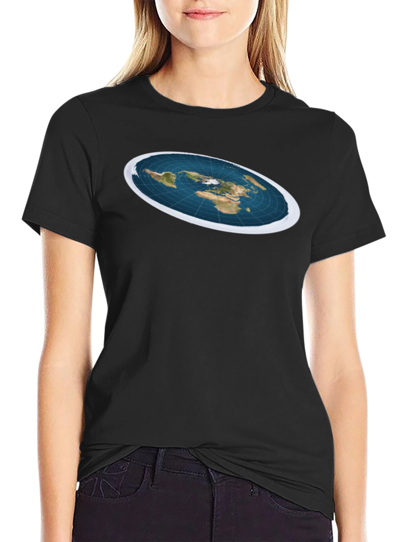 Flat Earth T-Shirt - Conspiracy Theory Tee