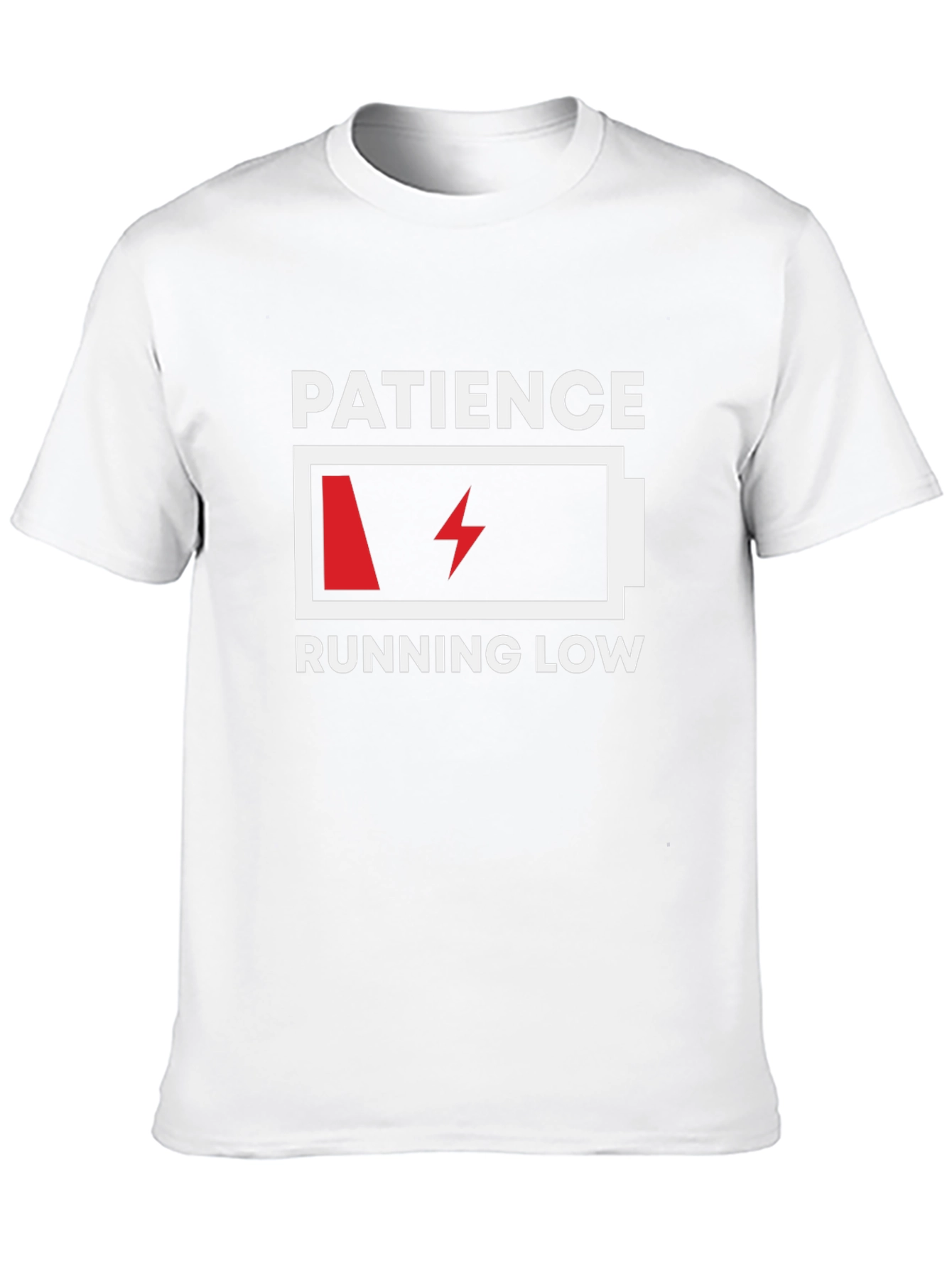 Patience Running Low Funny T-Shirt