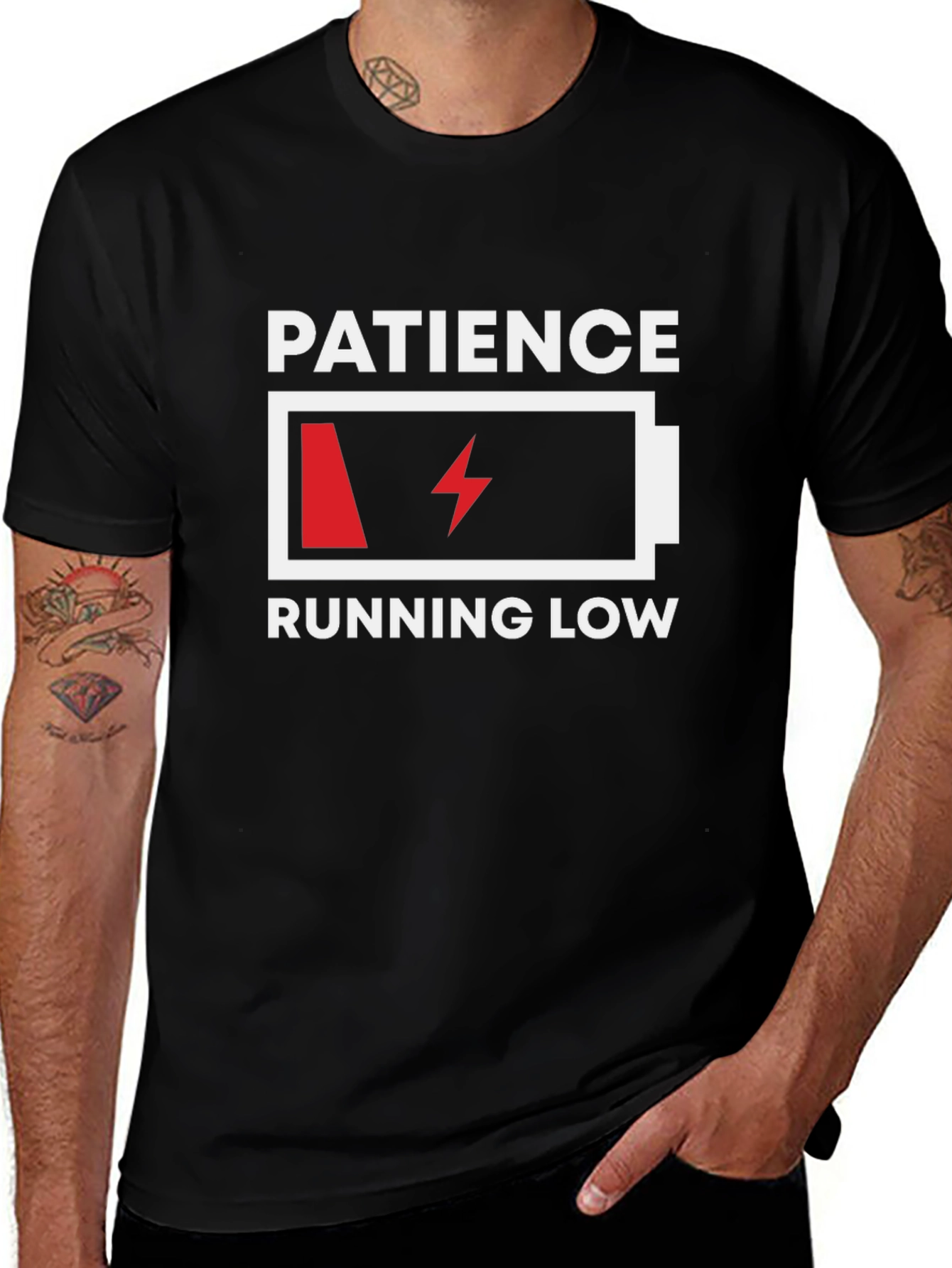 Patience Running Low Funny T-Shirt