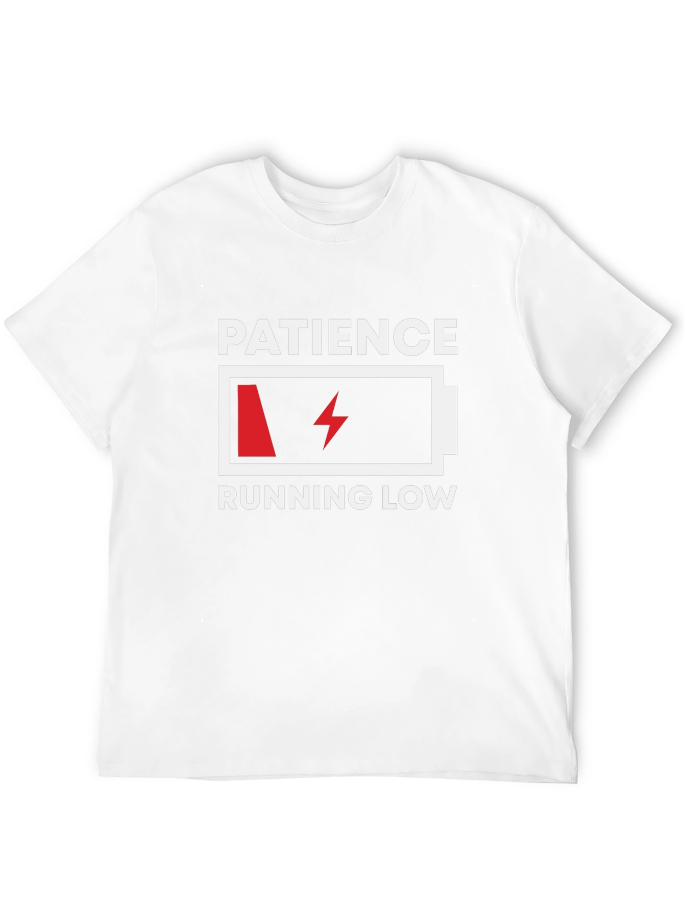 Patience Running Low Funny T-Shirt