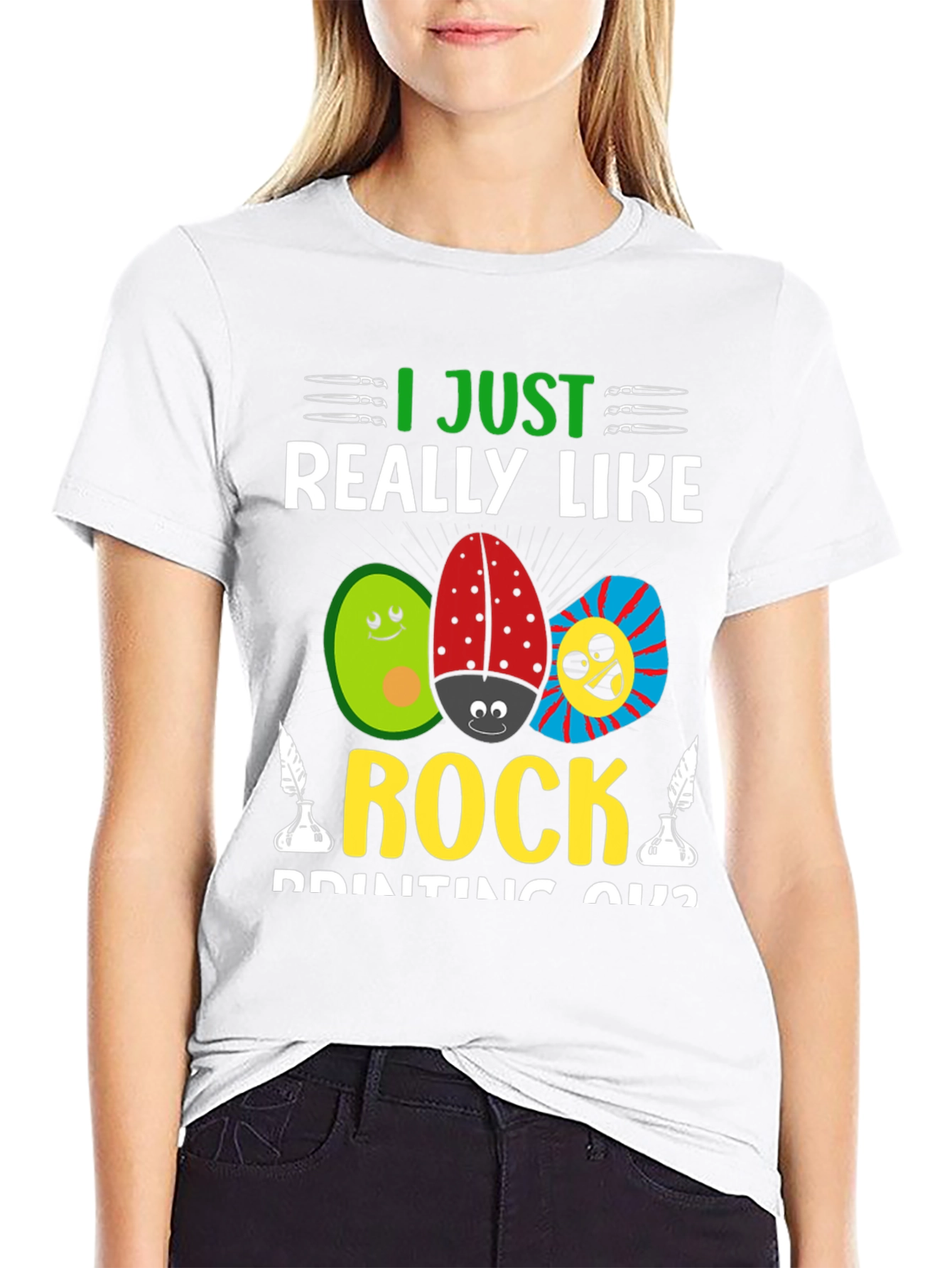I Just Really Like Rock Painting Shirt