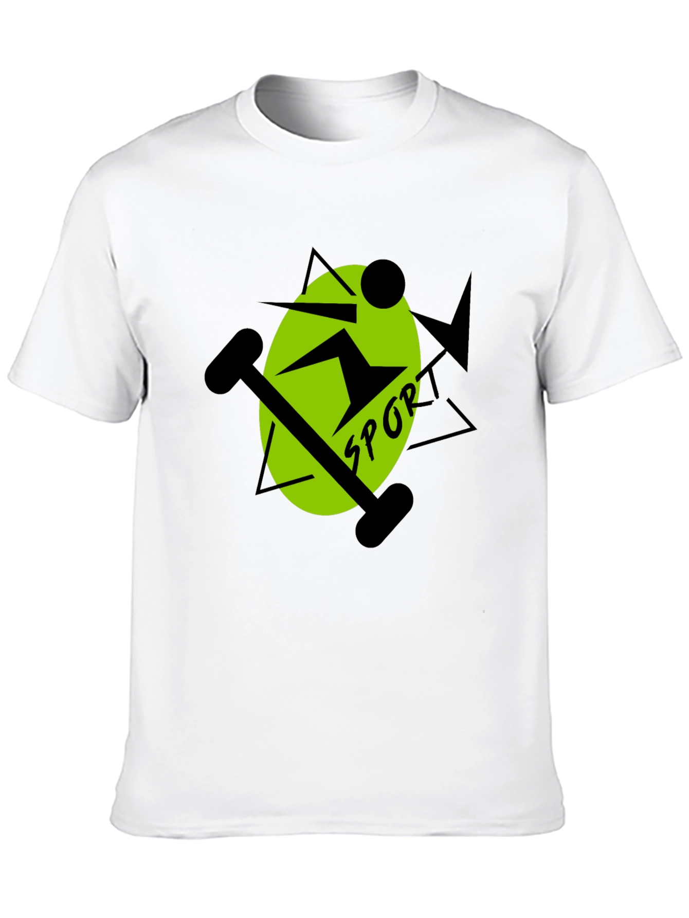 Black Sports Graphic T-Shirt