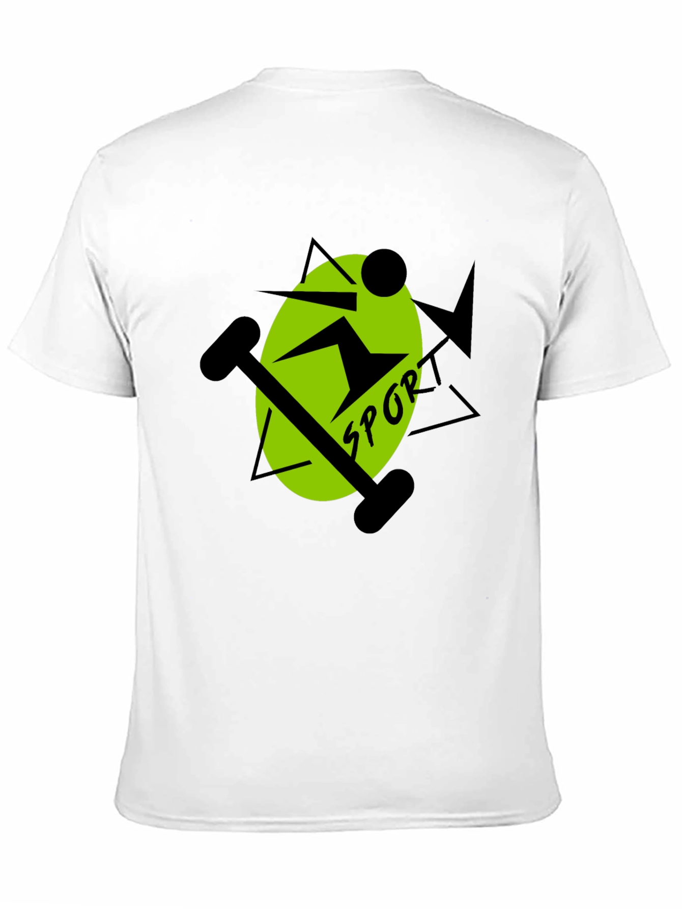 Black Sports Graphic T-Shirt