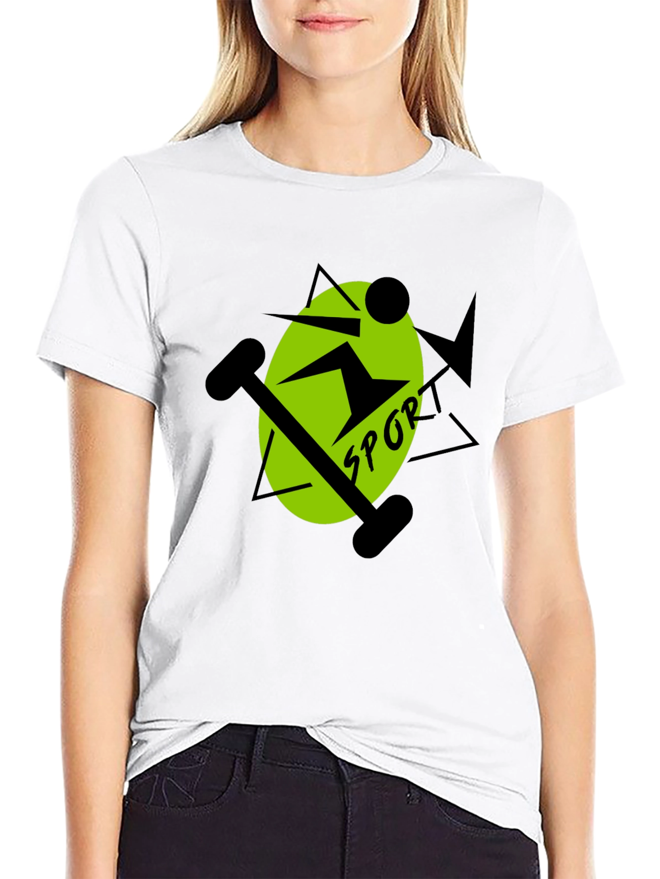 Black Sports Graphic T-Shirt