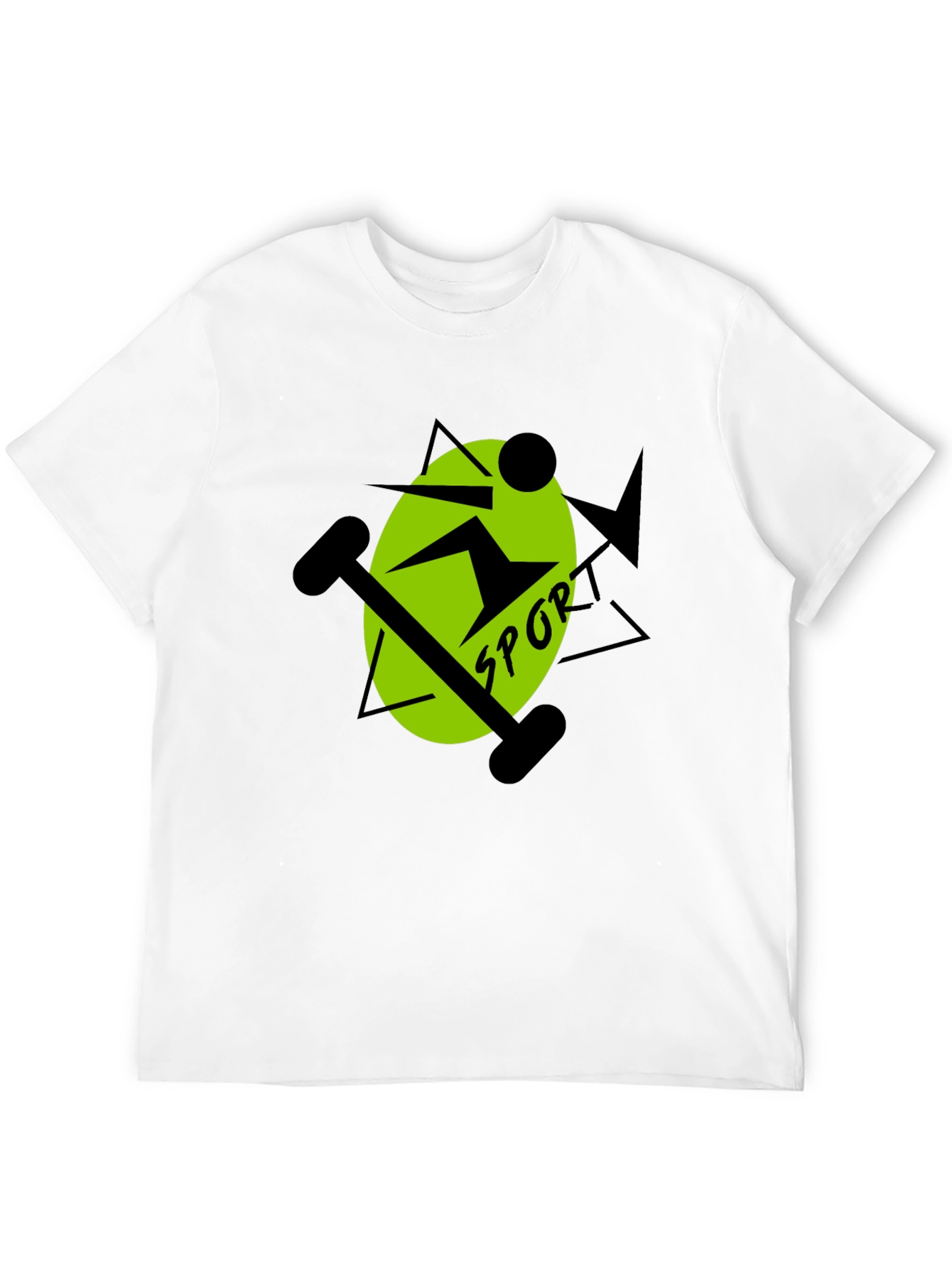 Black Sports Graphic T-Shirt