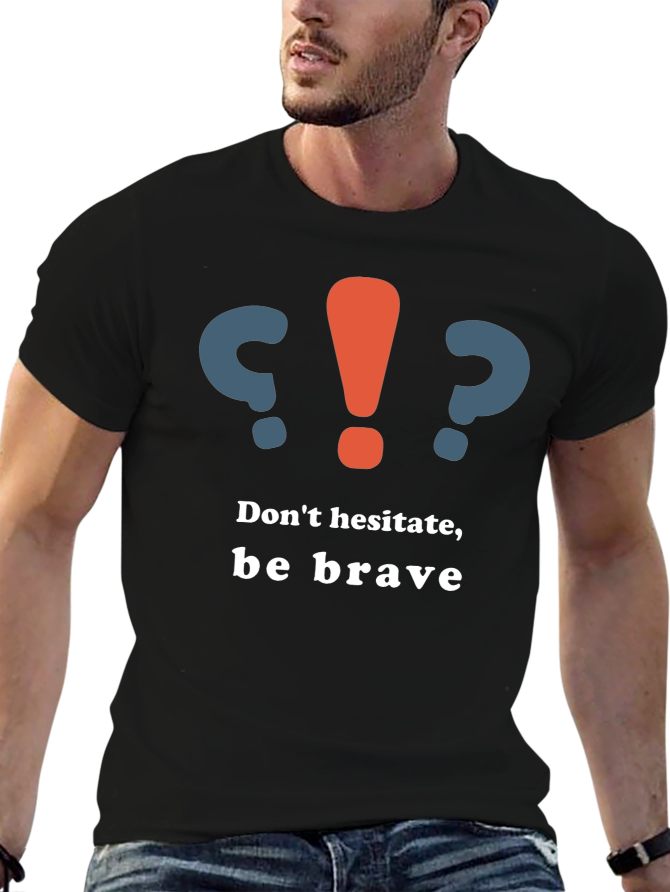 Be Brave Graphic Tee - Motivational T-Shirt