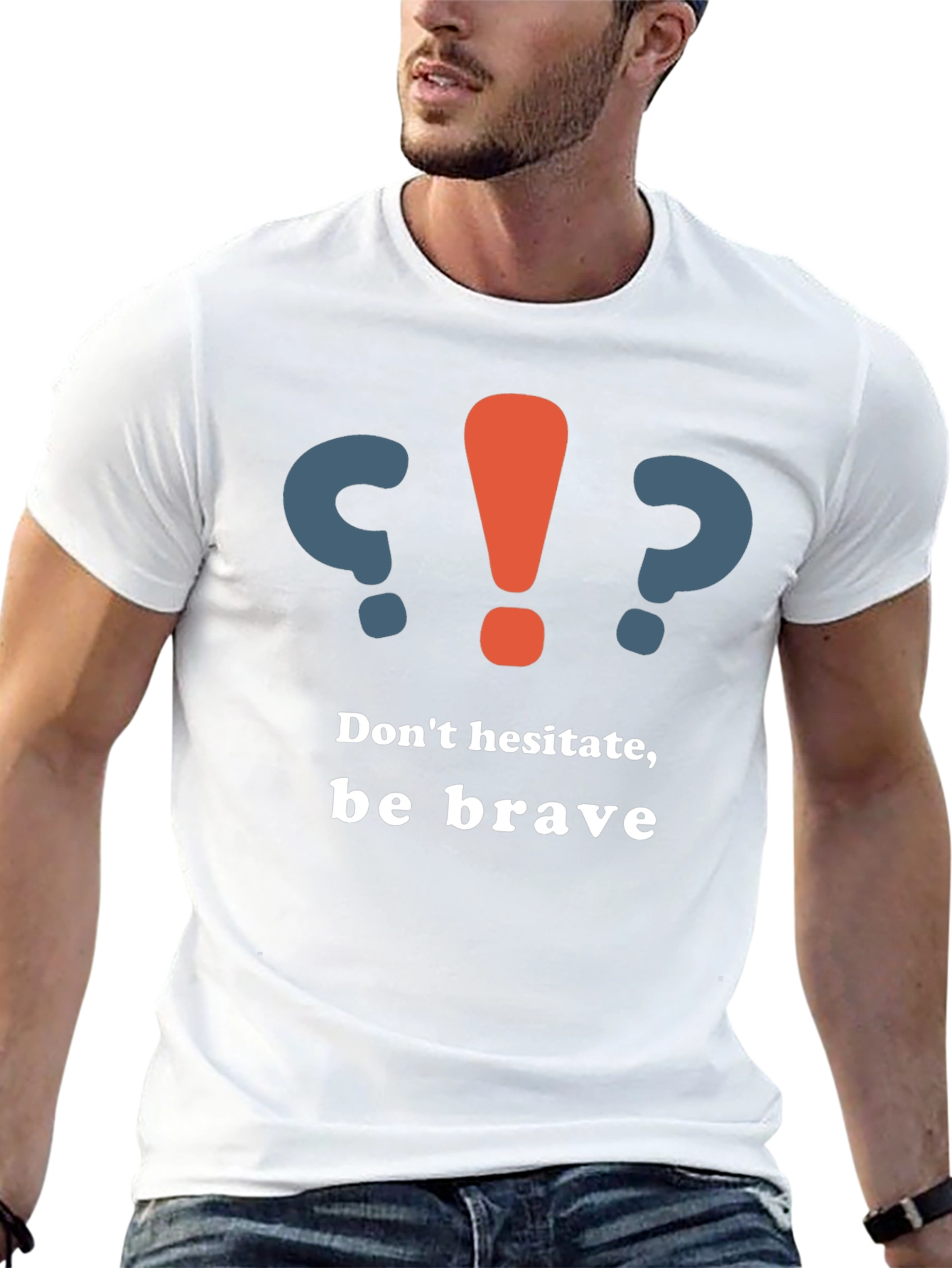 Be Brave Graphic Tee - Motivational T-Shirt