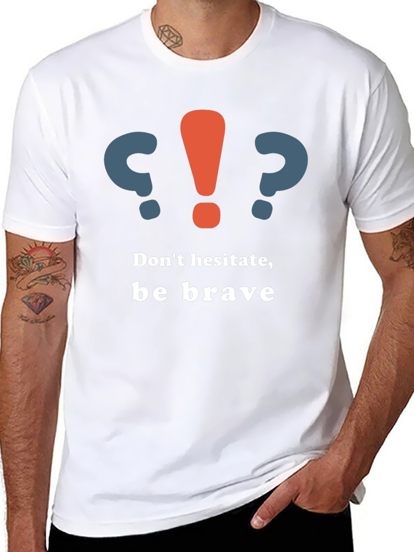 Be Brave Graphic Tee - Motivational T-Shirt