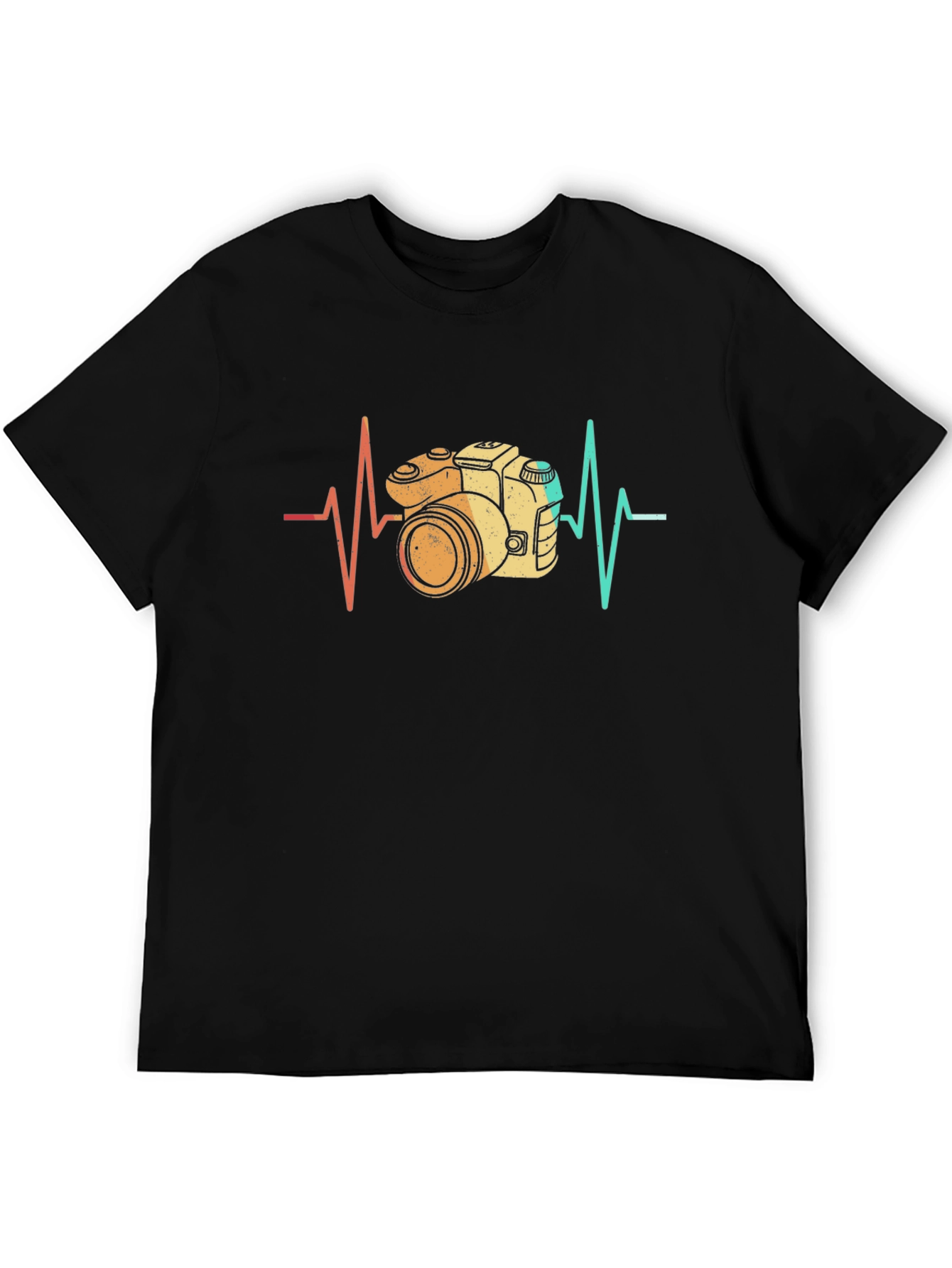 Photographer Heartbeat Graphic T-Shirt