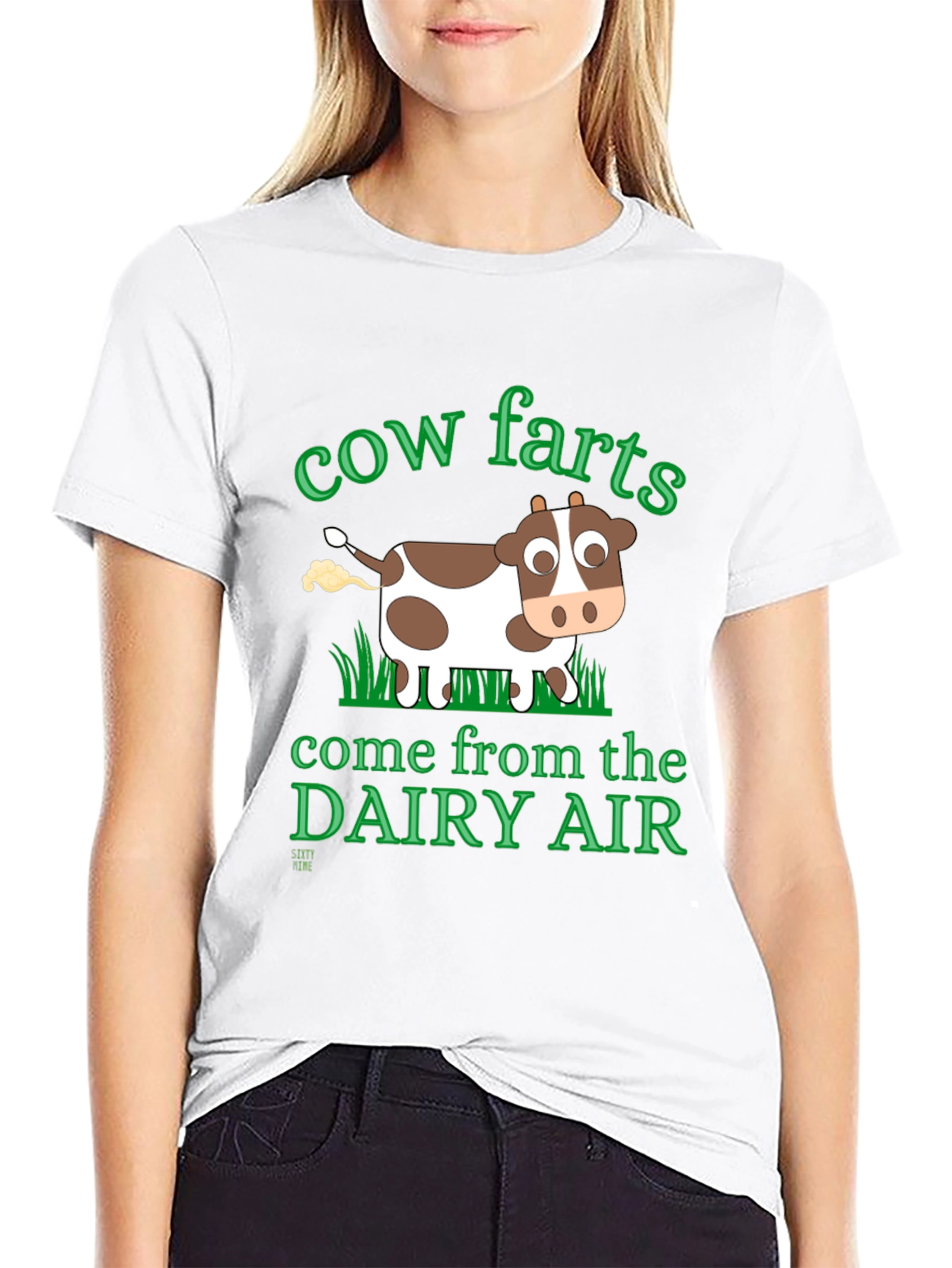 Cow Farts Dairy Air Graphic T-Shirt