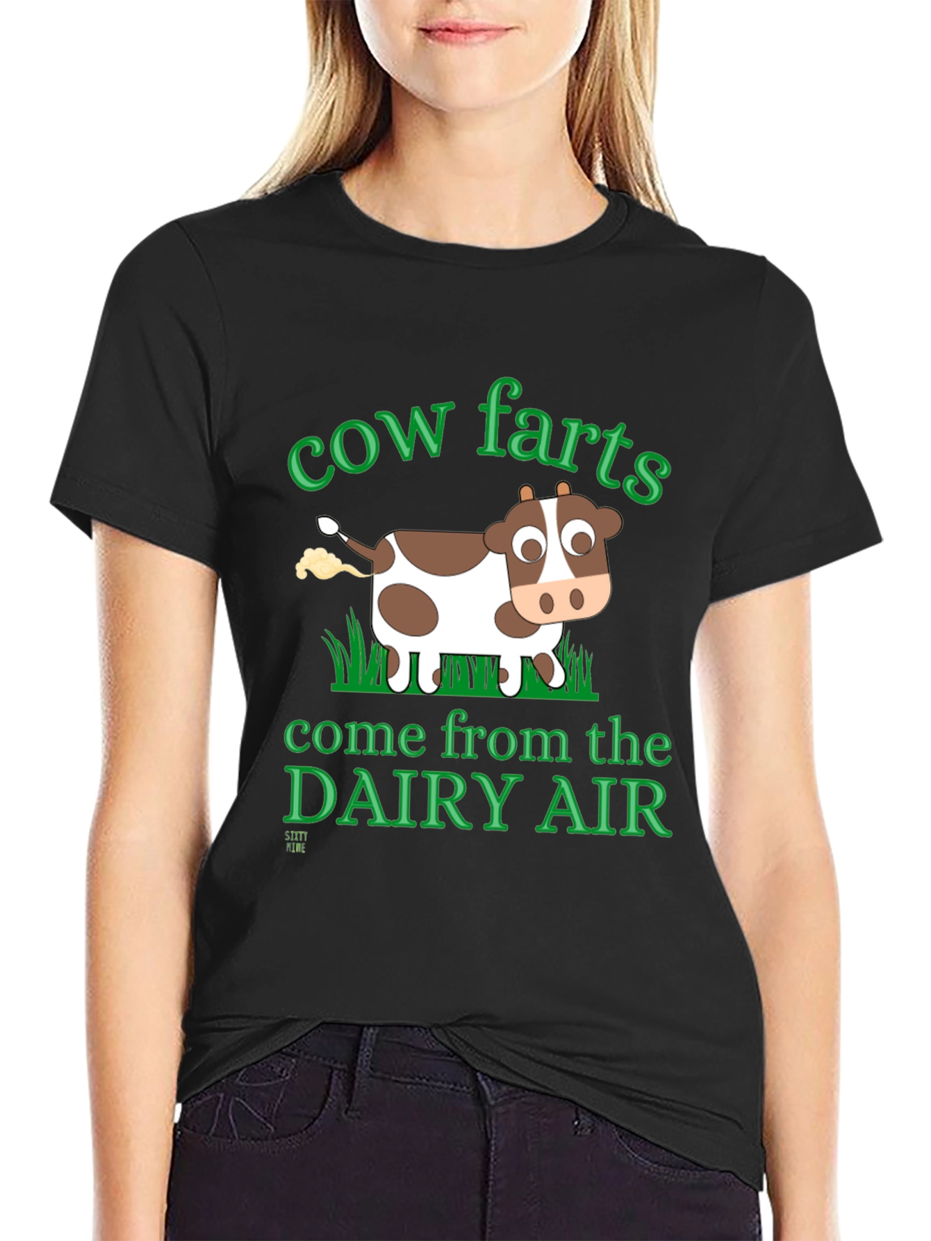 Cow Farts Dairy Air Graphic T-Shirt
