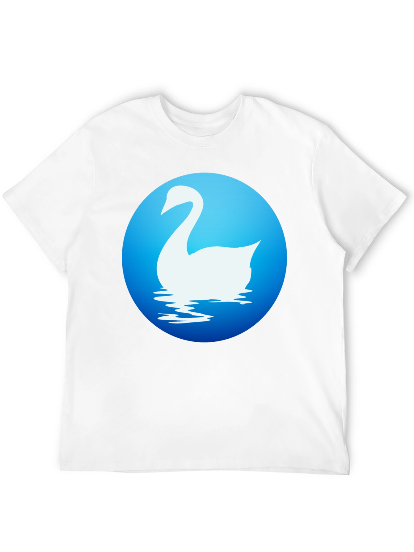 Swan Graphic Tee - Elegant Bird Design Shirt