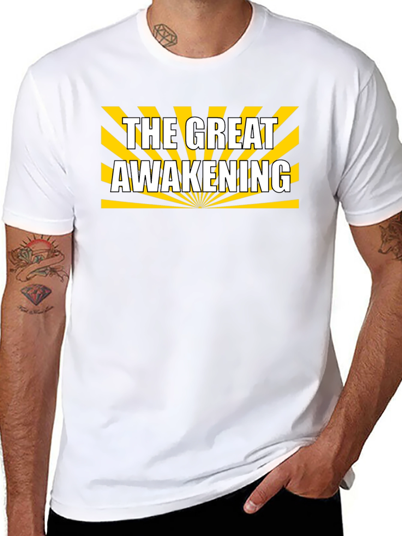 The Great Awakening Graphic T-Shirt - Black