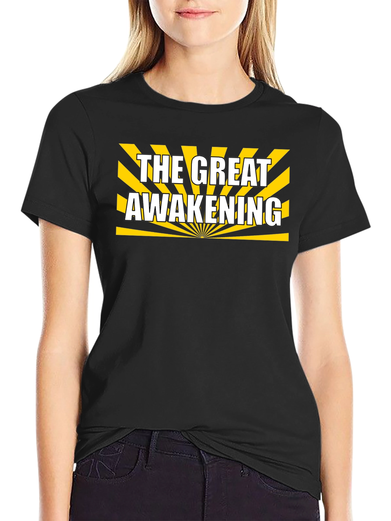The Great Awakening Graphic T-Shirt - Black