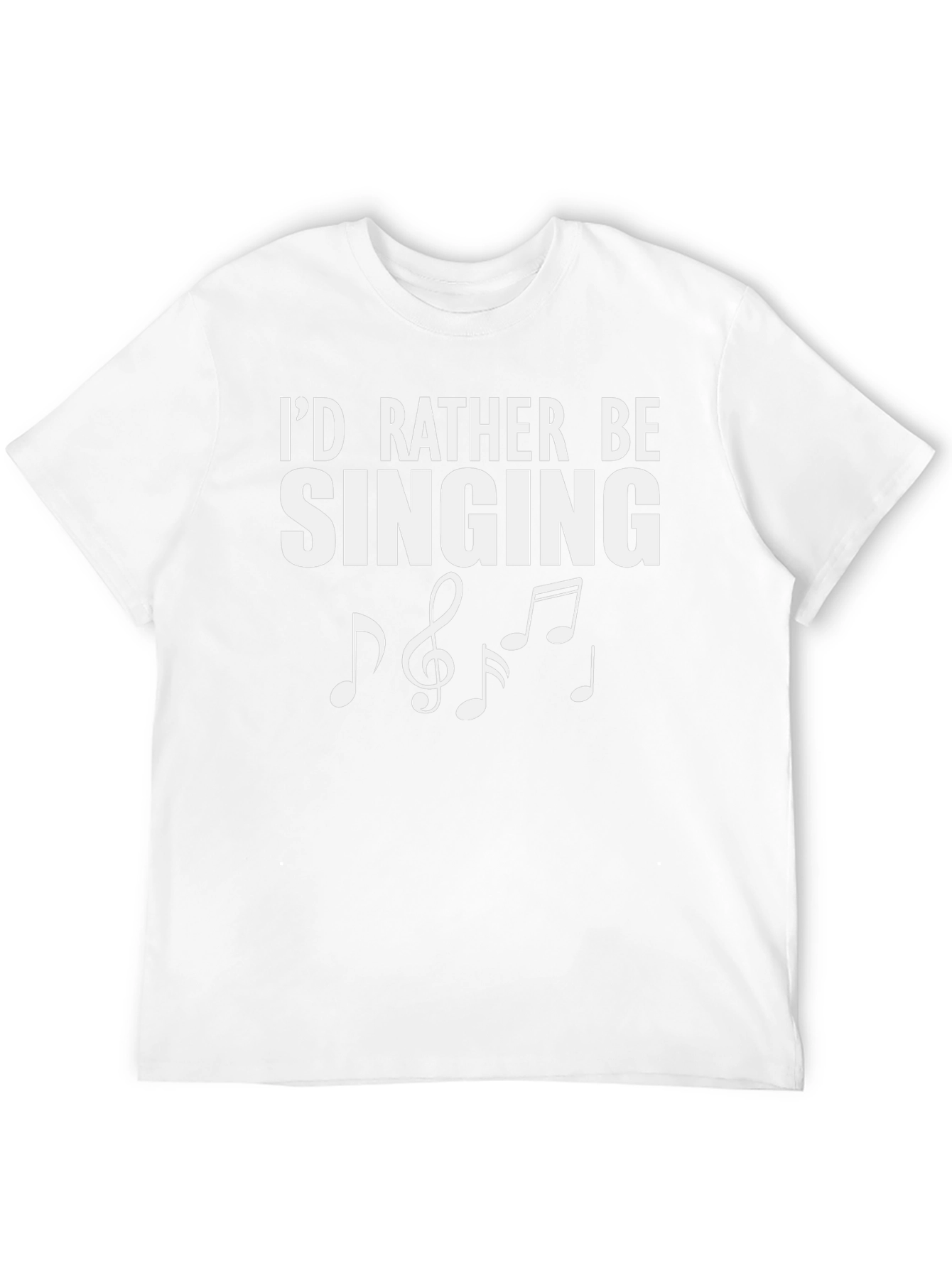 Singing T-Shirt - Musical Note Design
