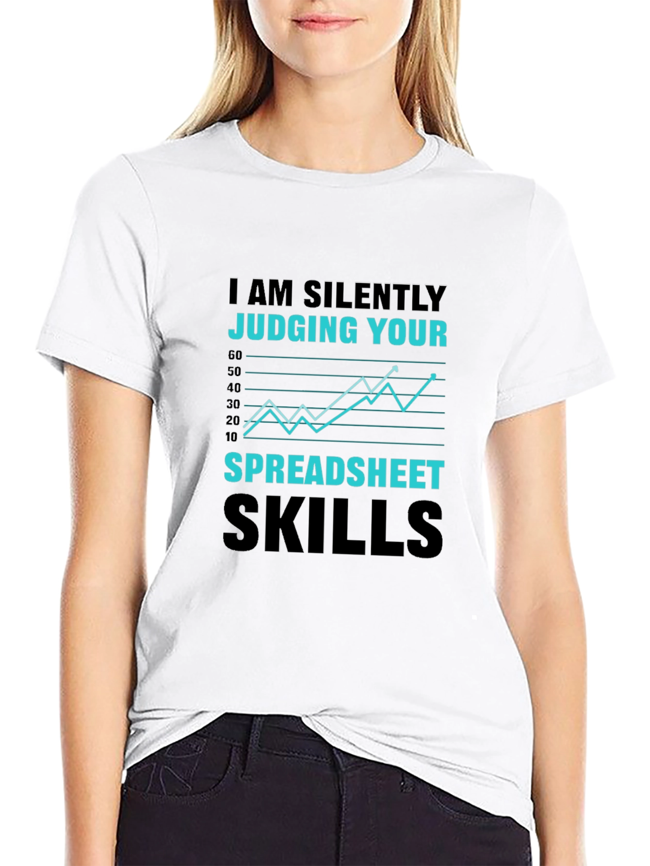 Silently Judging Your Spreadsheet Skills T-Shirt
