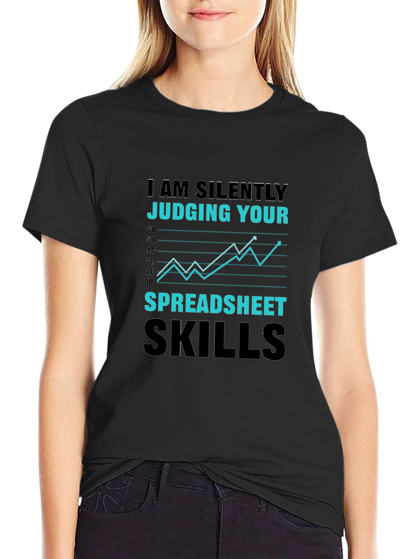 Silently Judging Your Spreadsheet Skills T-Shirt