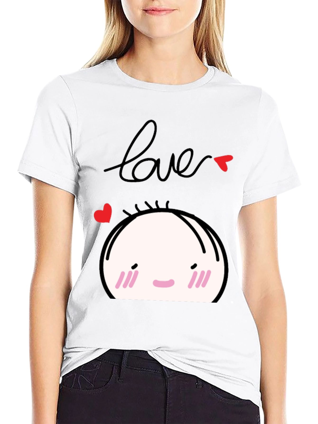 Love Bun Graphic T-Shirt - Cute Kawaii Style