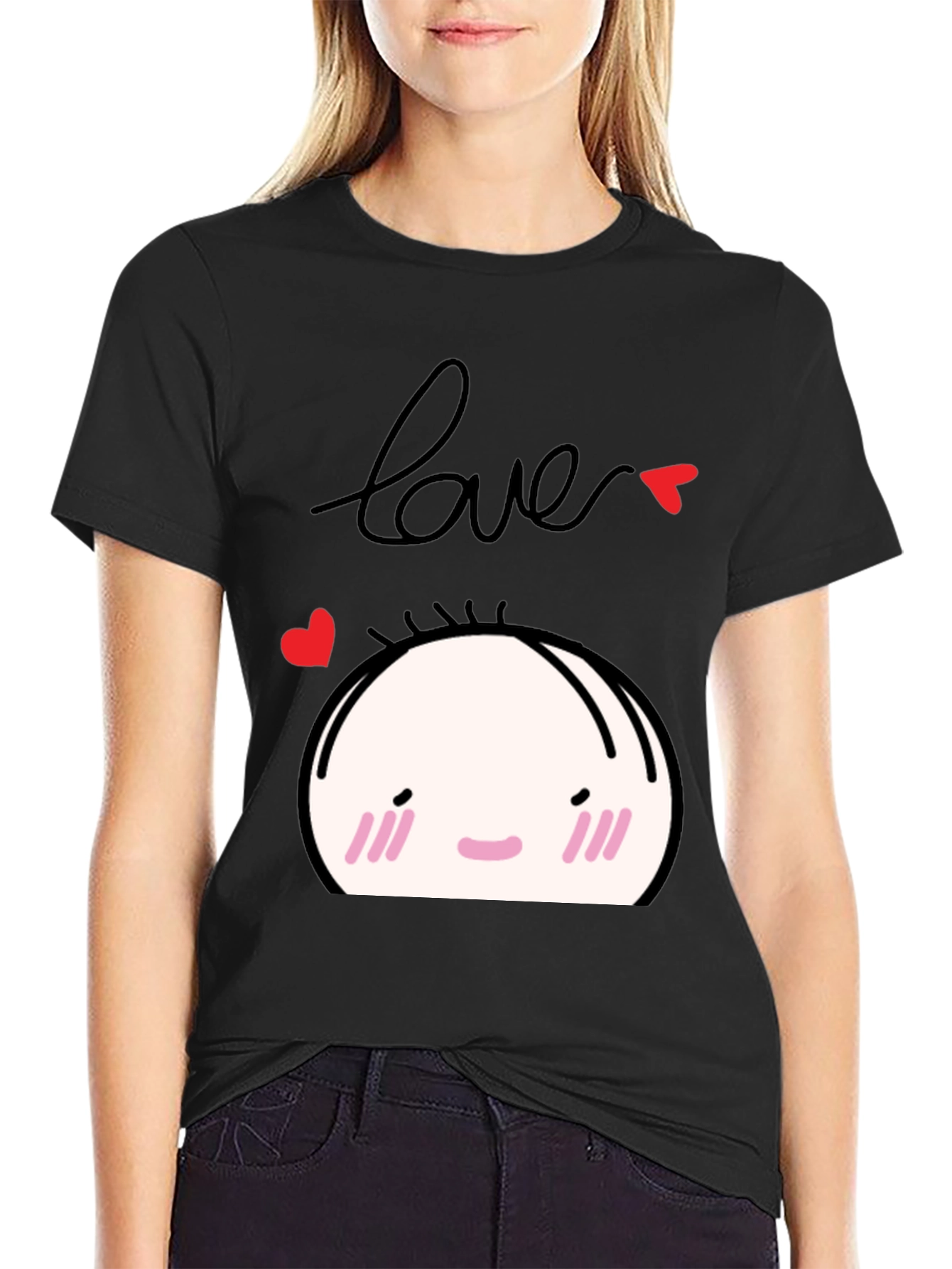 Love Bun Graphic T-Shirt - Cute Kawaii Style