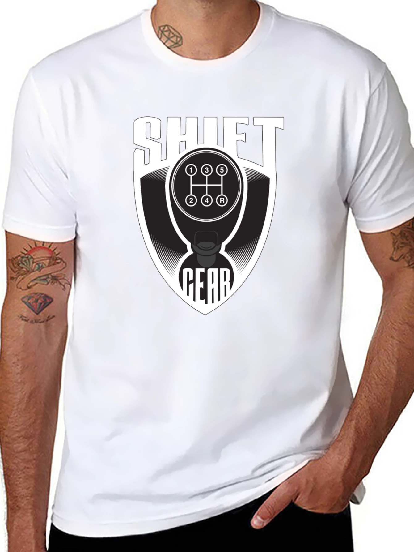 Shift Gear T-Shirt: Manual Transmission Design