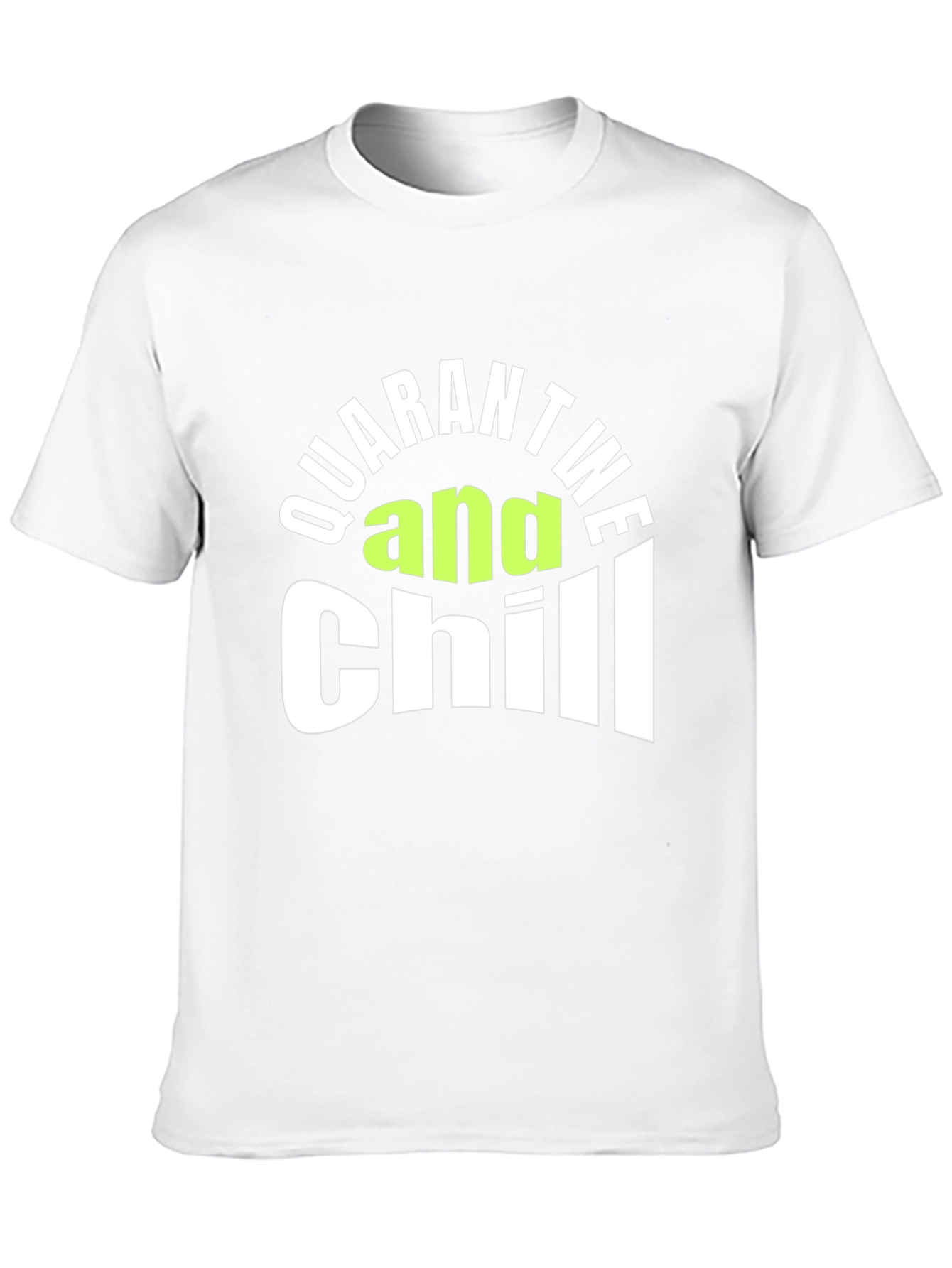 Quarantine and Chill Graphic Tee - Black