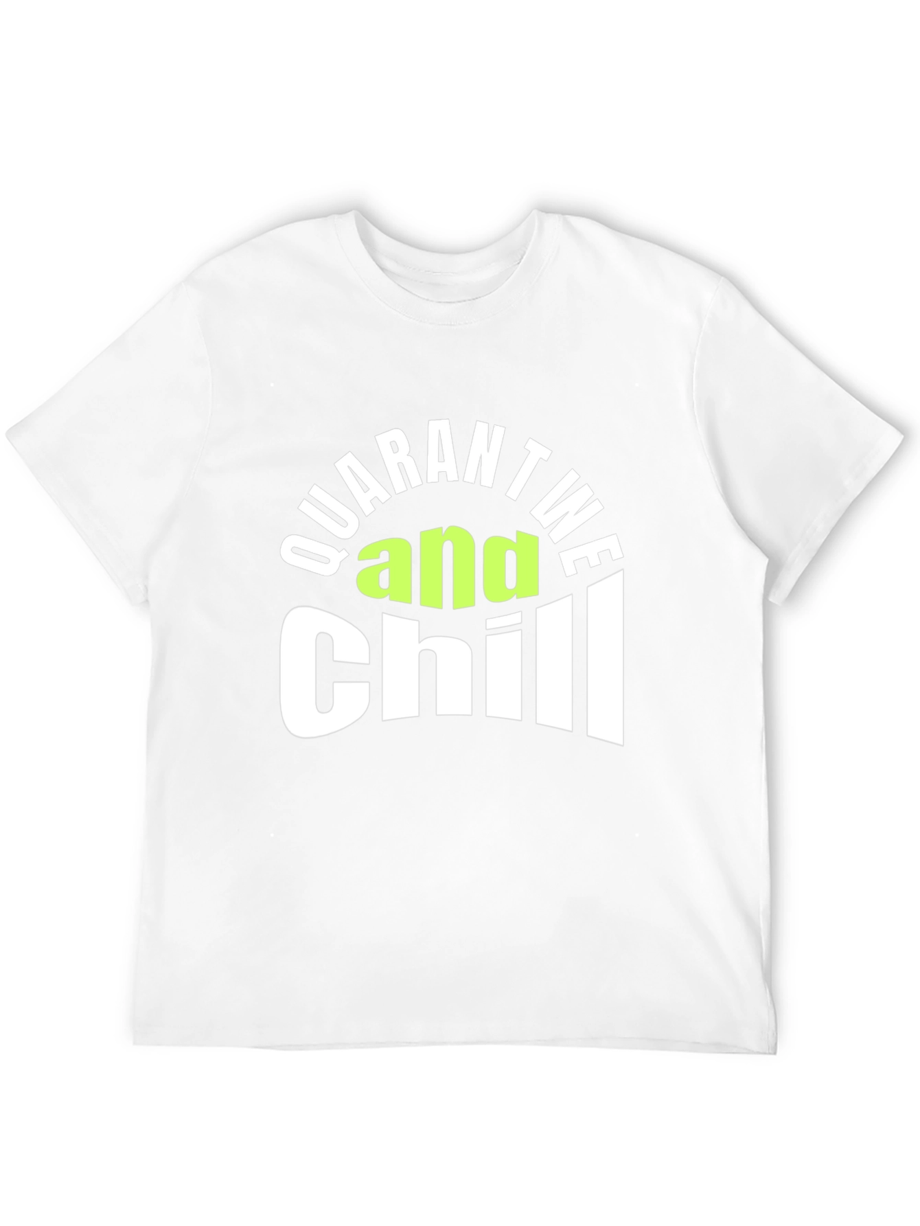 Quarantine and Chill Graphic Tee - Black