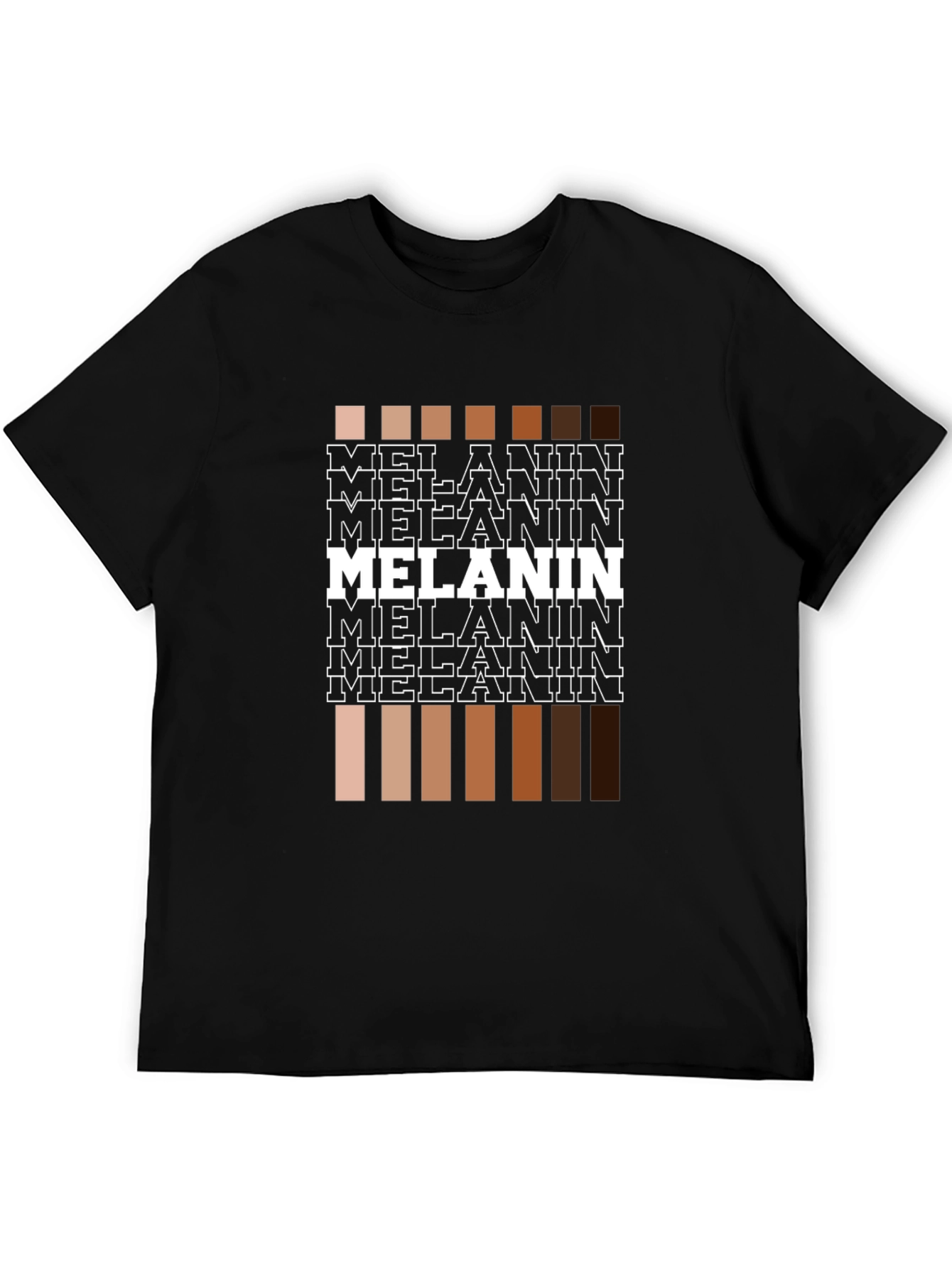 Melanin Shades Graphic Tee - Unisex Black T-Shirt