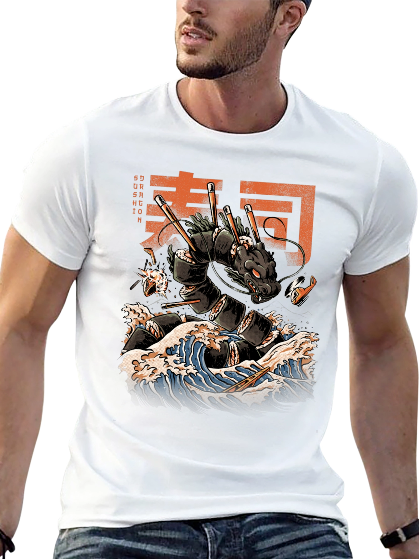 Sushi Dragon Graphic Tee